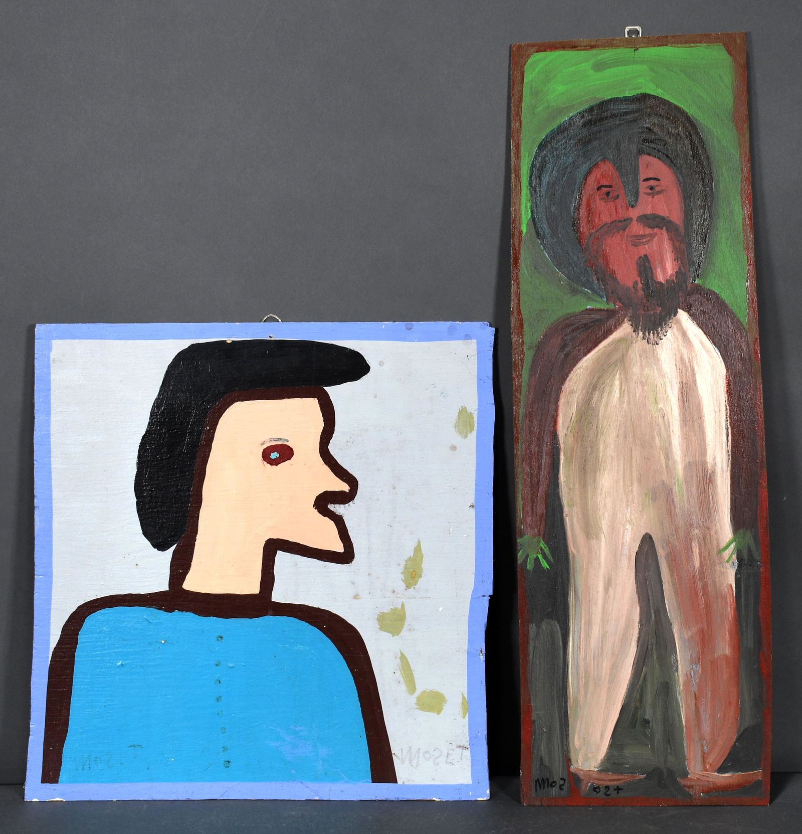 Mose Tolliver. Poo-Pipe Man and Sack Man. (1 of 2)