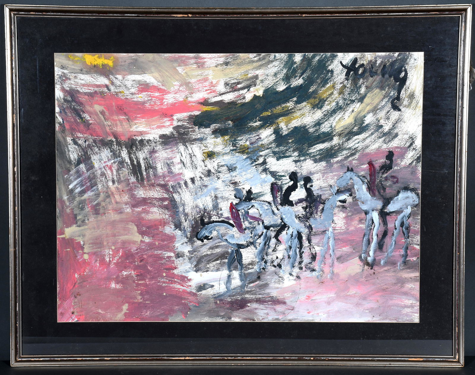 Purvis Young. Warrior On Horseback. (1 of 3)