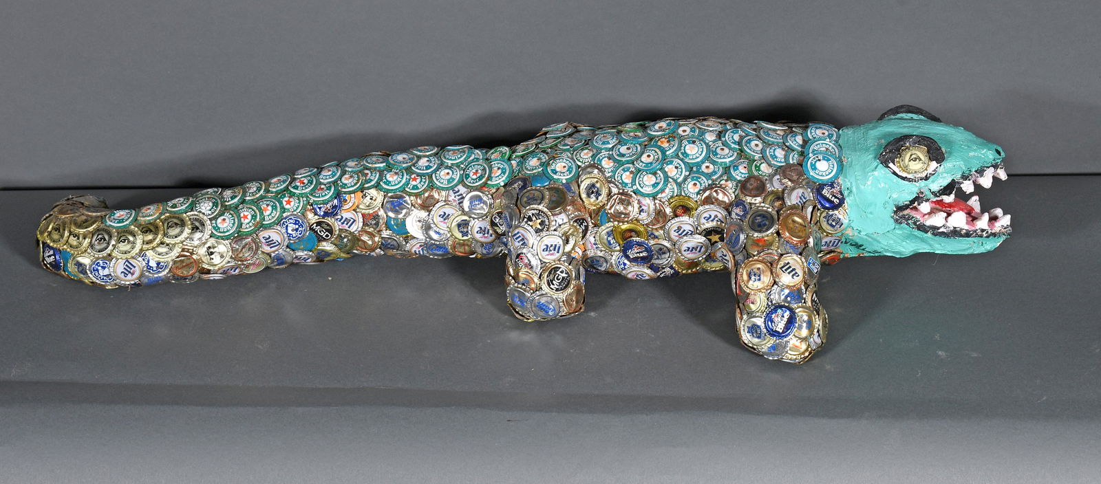 Mr. Imagination. Bottlecap Alligator. (1 of 4)