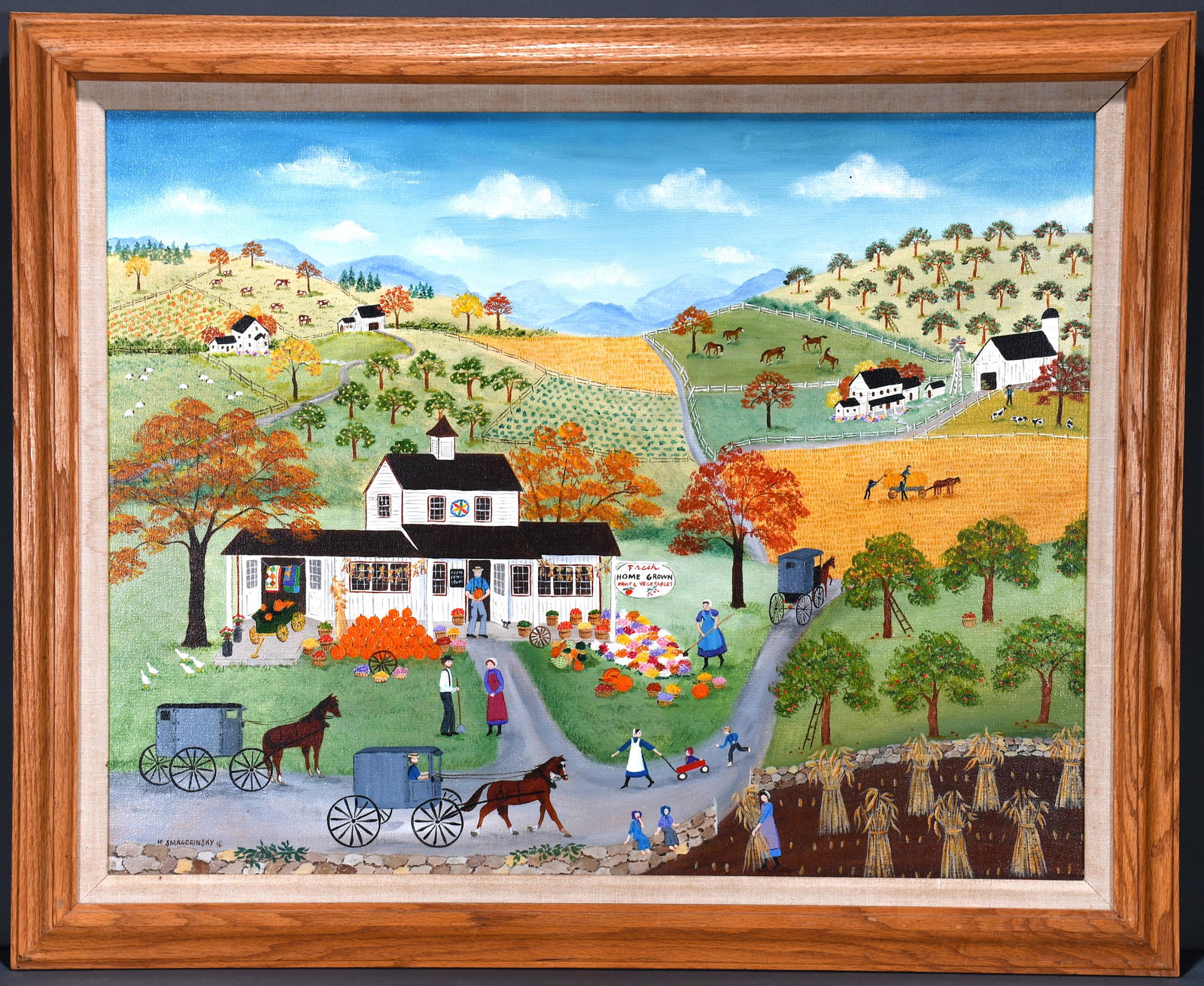 Helen Smagorinsky. Home Grown Vegetables. (1 of 6)