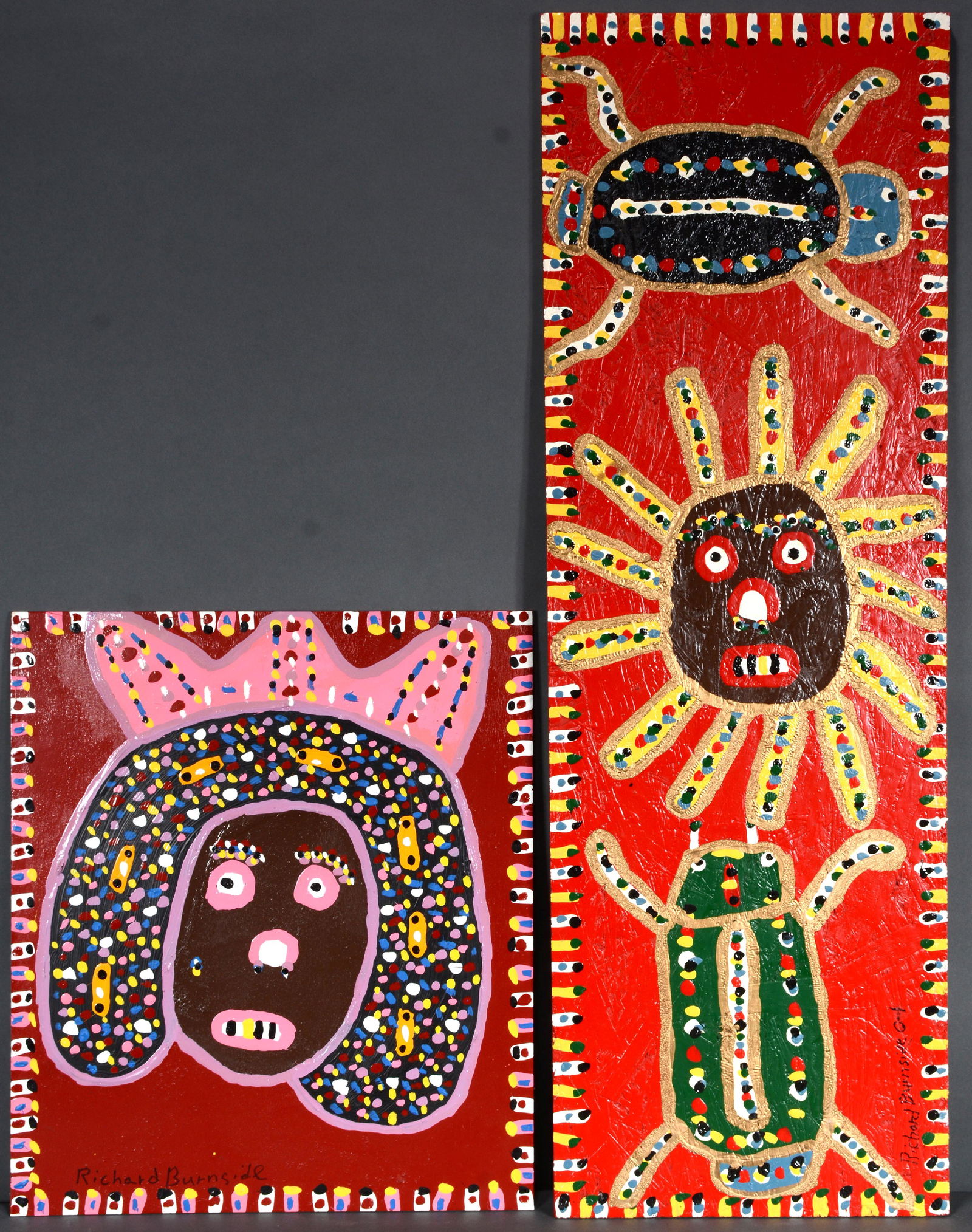 Richard Burnside. King & Sun With Two Bugs. (1 of 3)