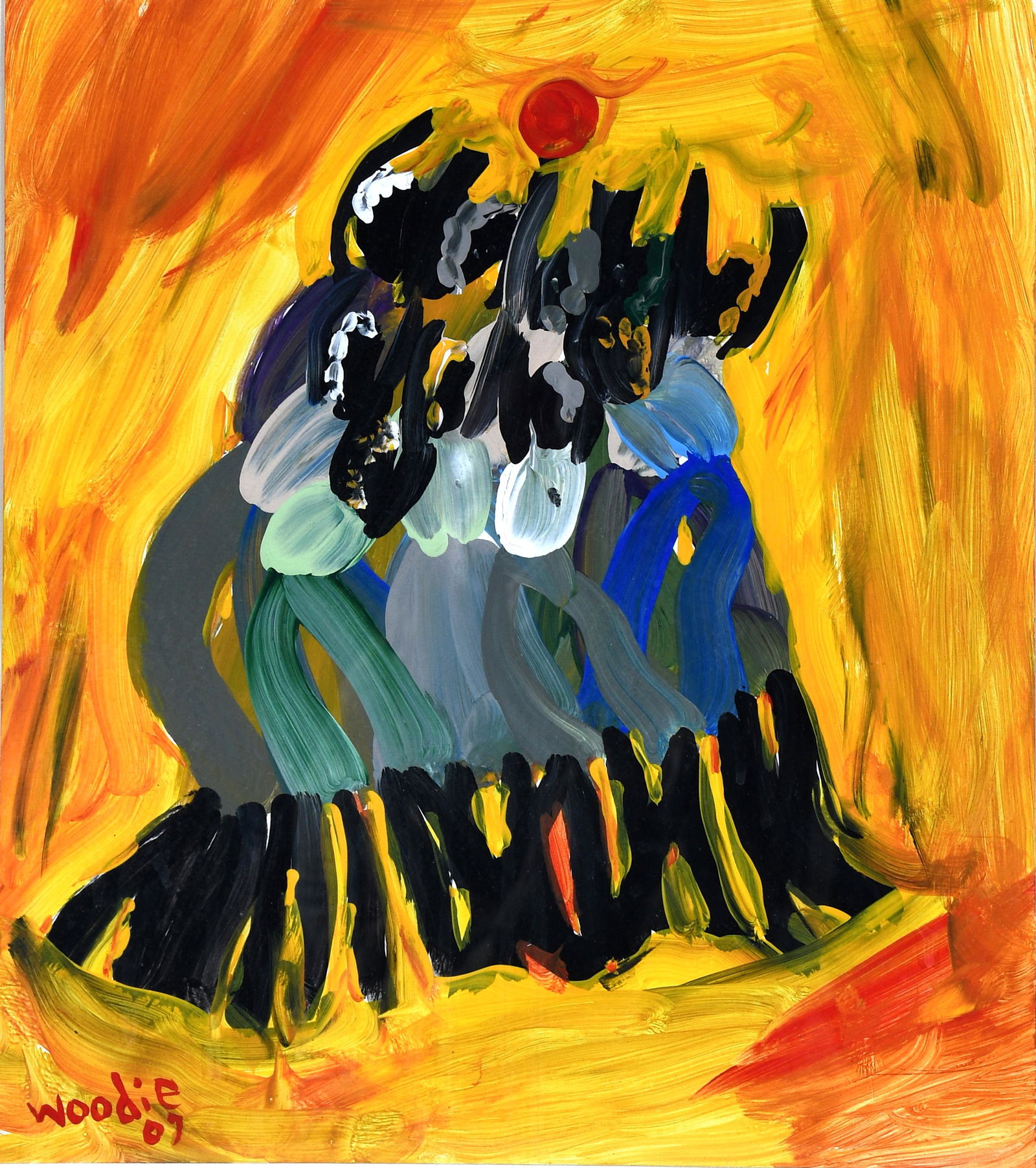 Woodie Long. Girls with Red Ball. (1 of 5)