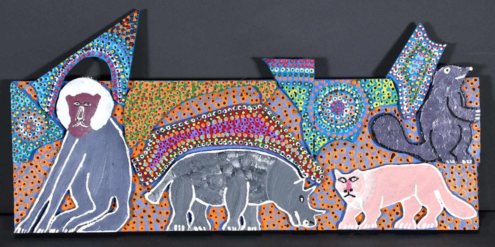 James Harold Jennings. Animals.: James Harold Jennings. Animals. Signed. Paint on board. Excellent condition. 18.5"w x 8"h. Est. $200-300. Ship: $45