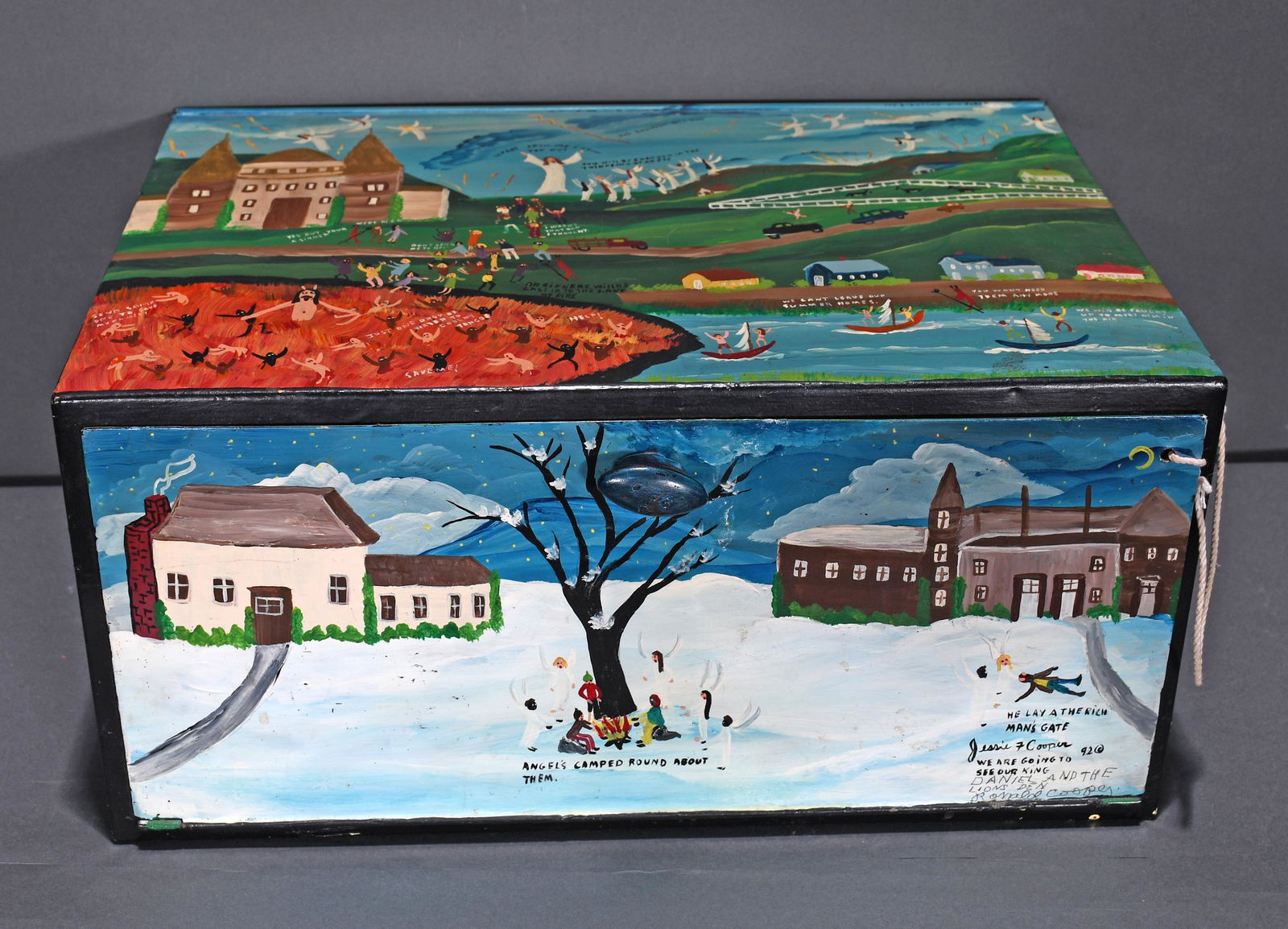 Jessie Cooper. Bread Box With Daniel & Lion's Den. (1 of 5)