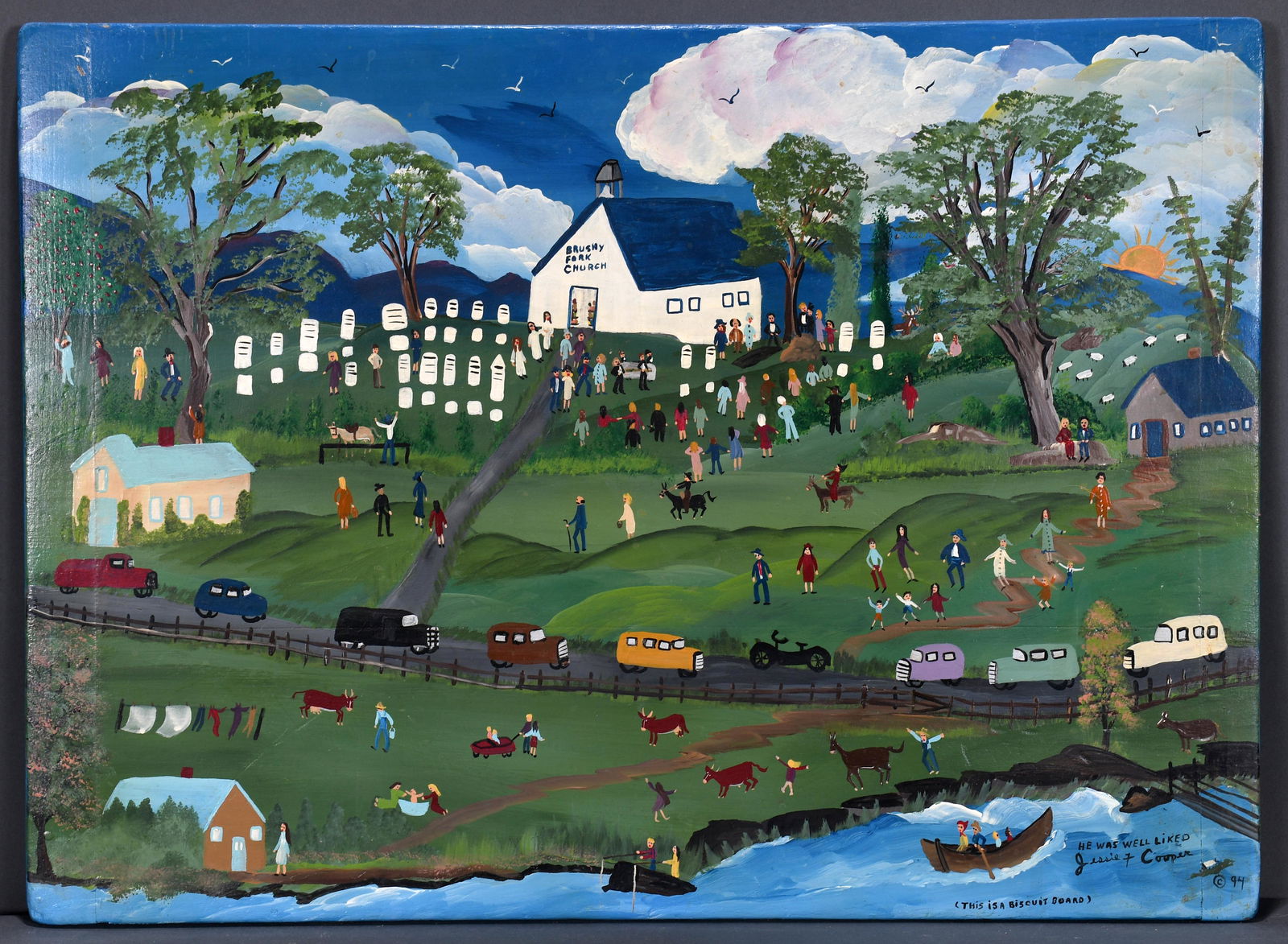 Jessie Cooper. Funeral Scene. (1 of 4)