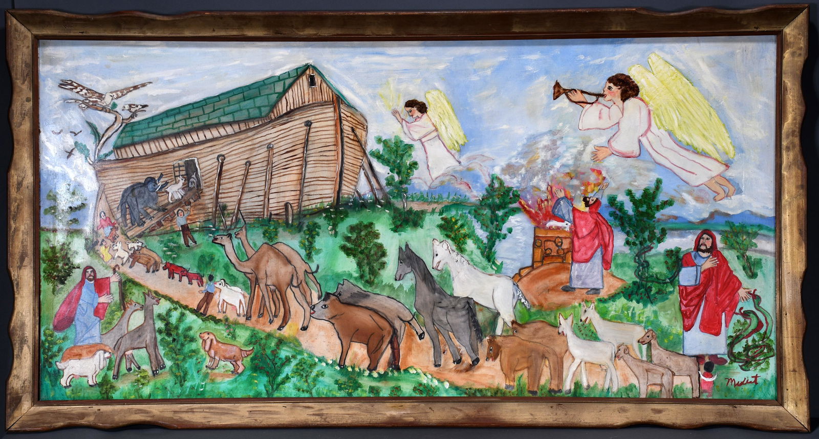 Myrtice West. Loading the Ark. (1 of 4)