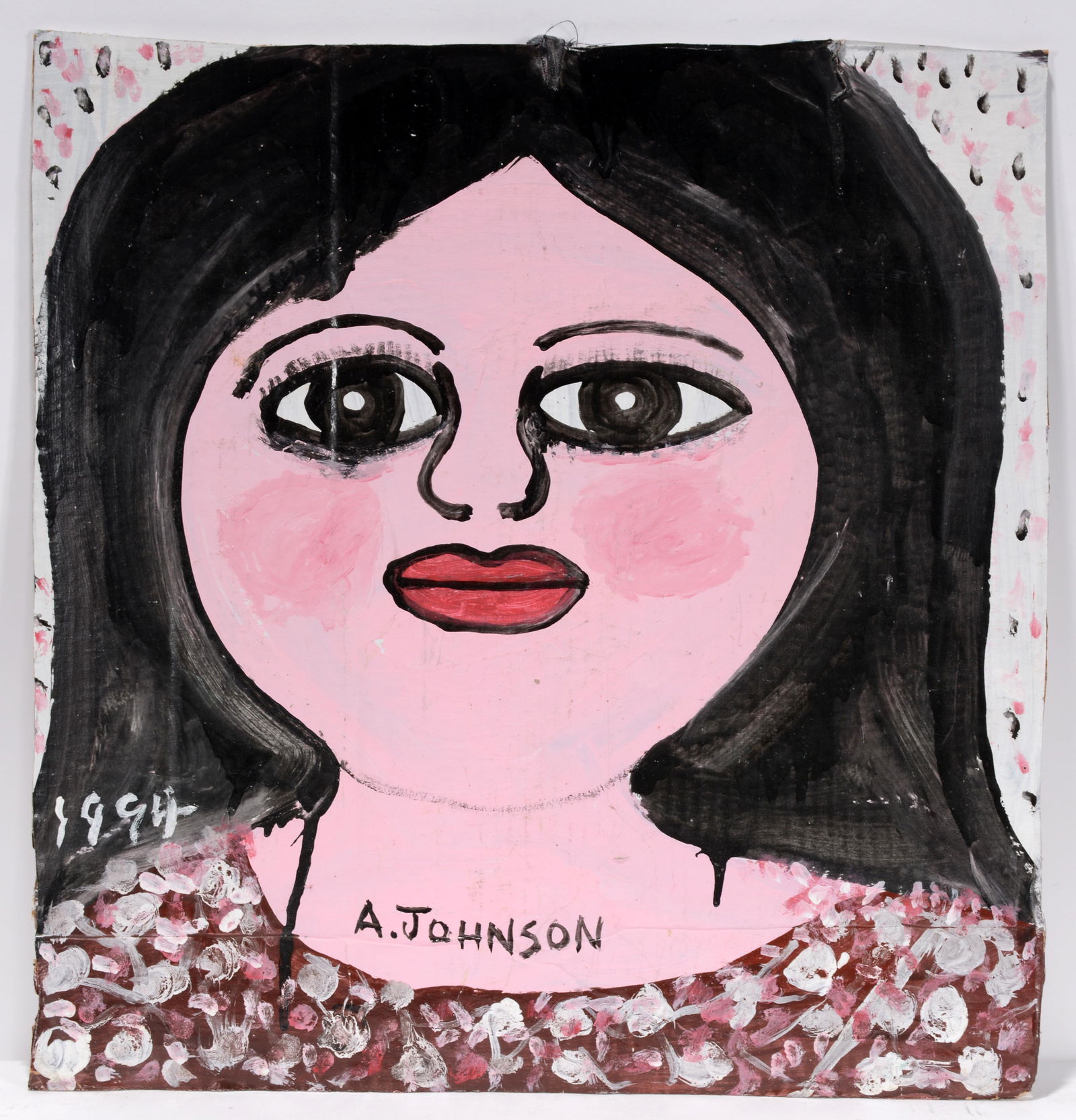 Anderson Johnson. Lady With Black Hair. (1 of 2)