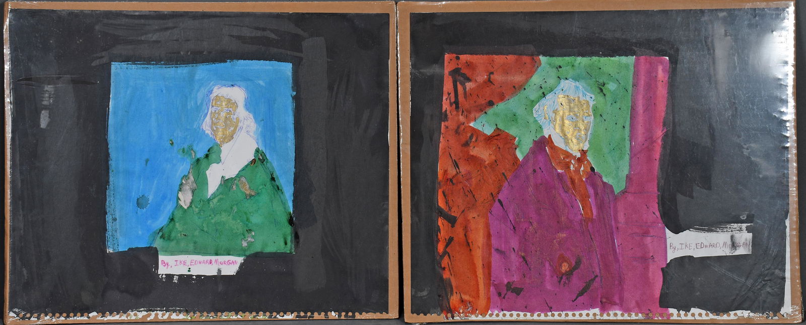 Ike Morgan. Pair of Portraits. (1 of 3)