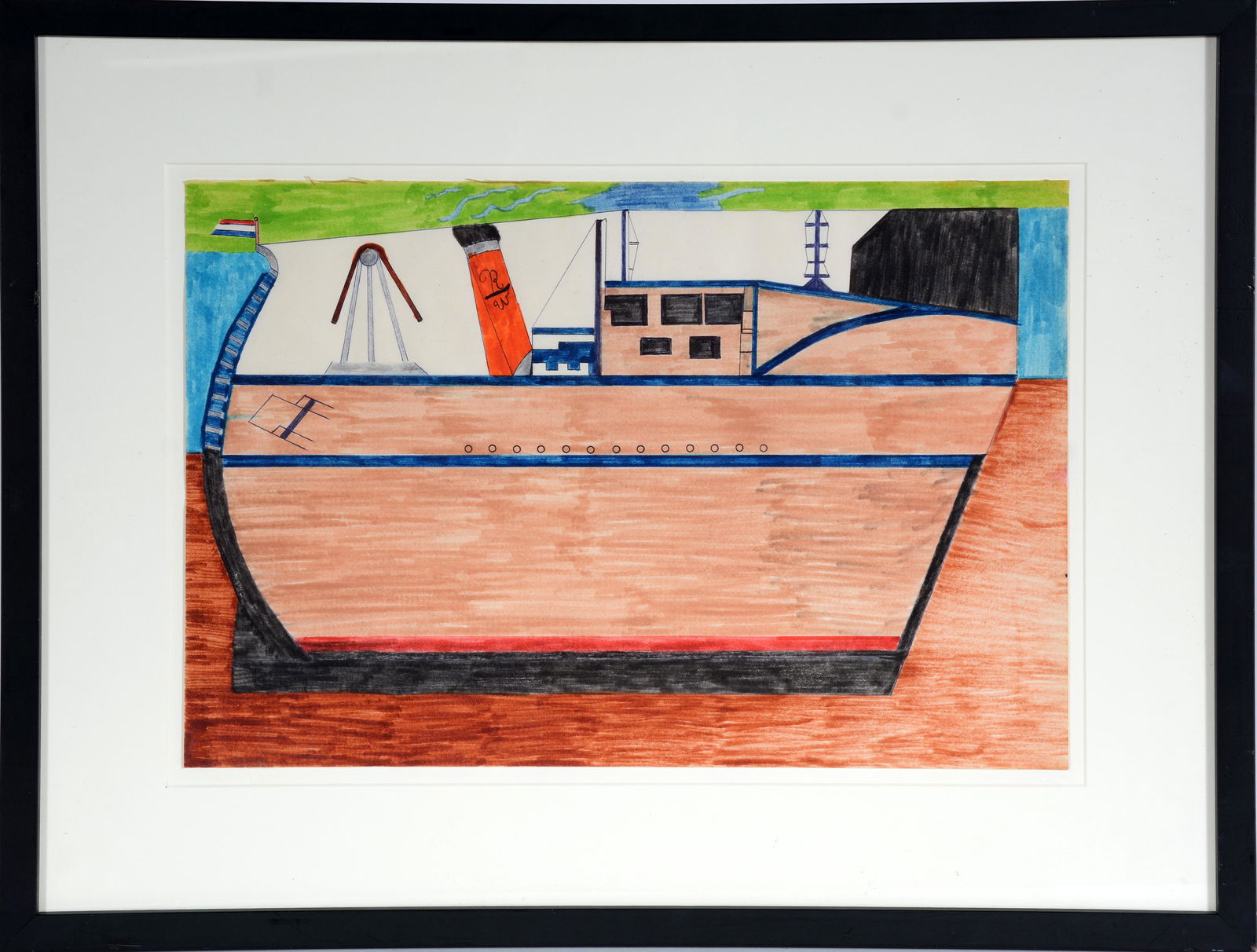 Robert Lindsey Walker. R.W. Tug Boat. (1 of 2)