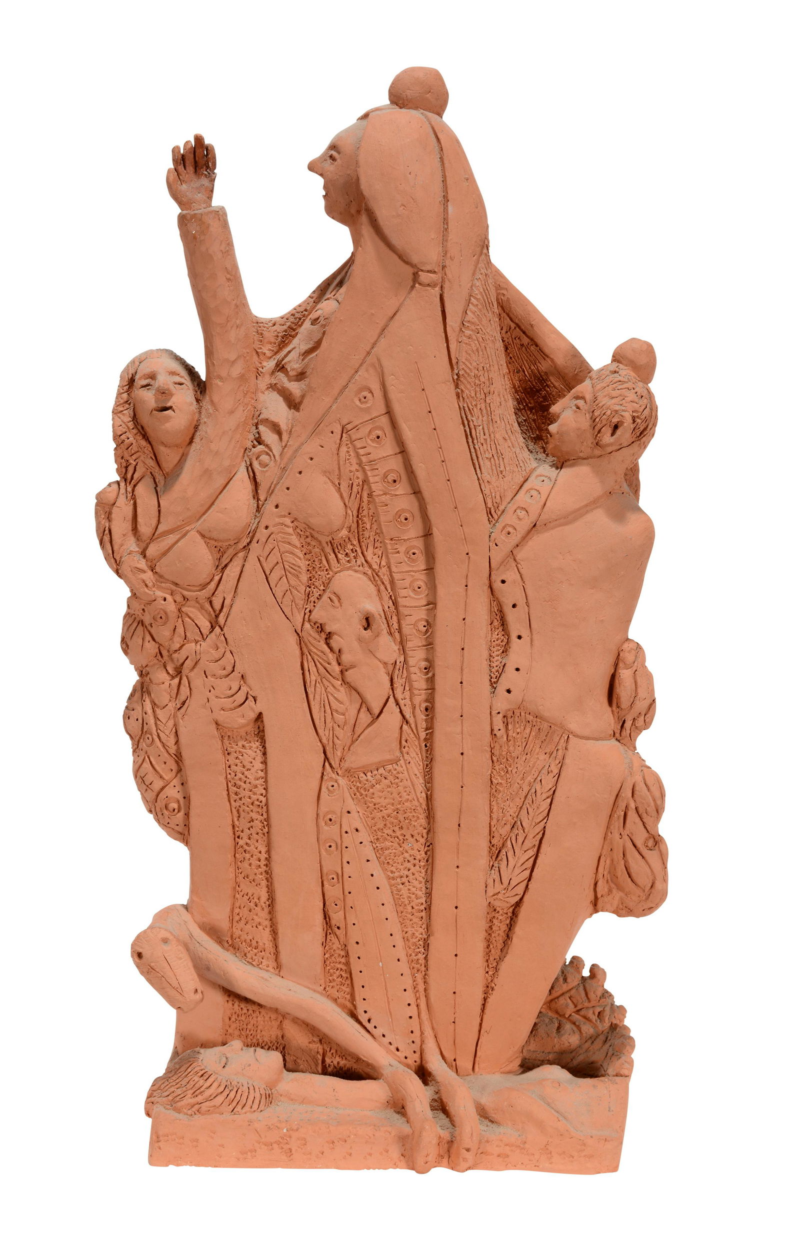 Louis Monza. Terracota Queen & Her Court. (1 of 5)