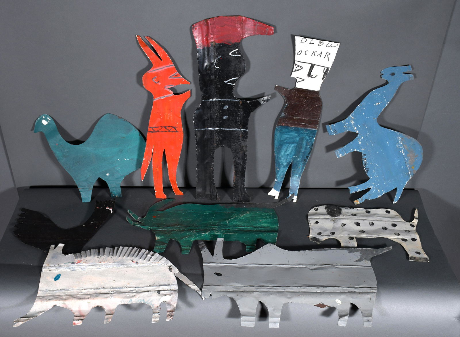 R.A. Miller. 10 Animals and Figures. (1 of 3)