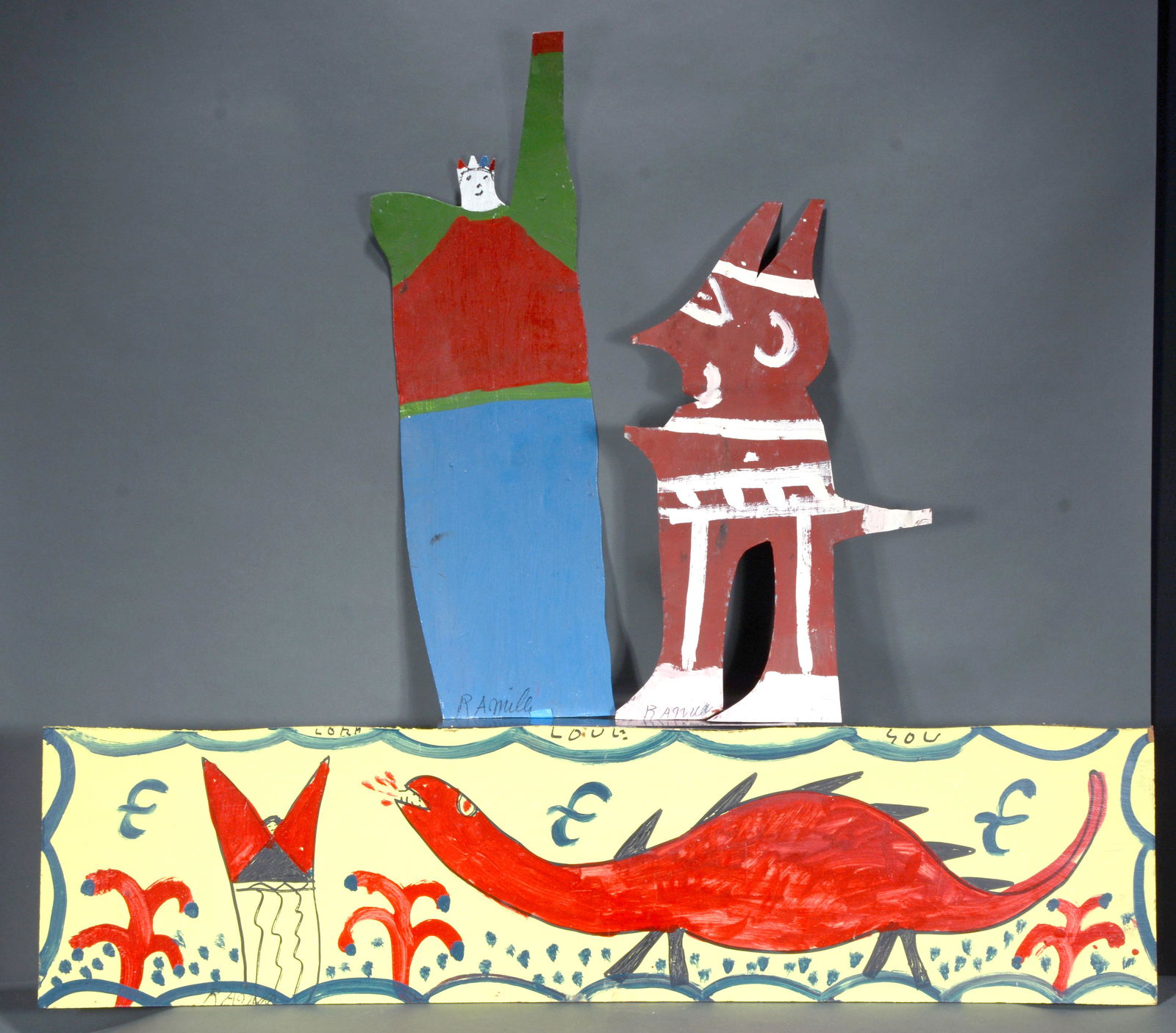 R.A. Miller. Devil, Angel & Dinosaur. (1 of 3)