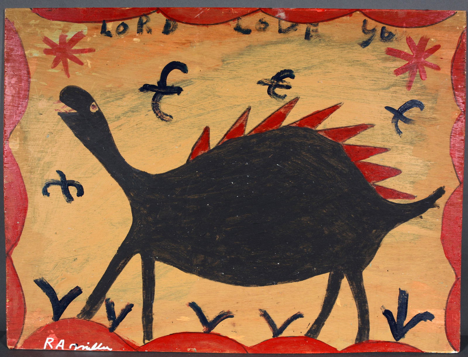 R.A. Miller. Black Dinosaur. (1 of 1)