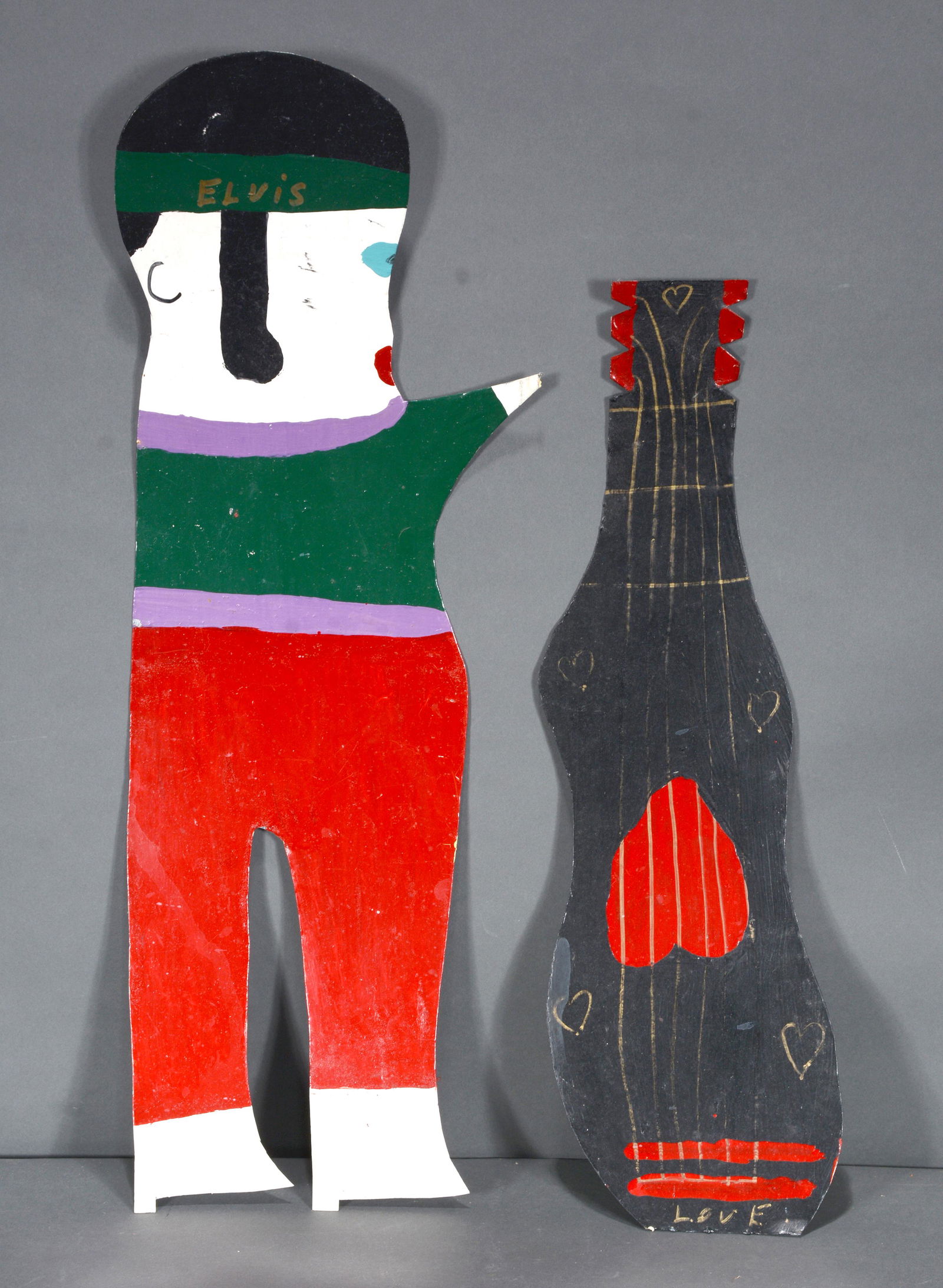 R.A. Miller. Elvis and Guitar. (1 of 3)