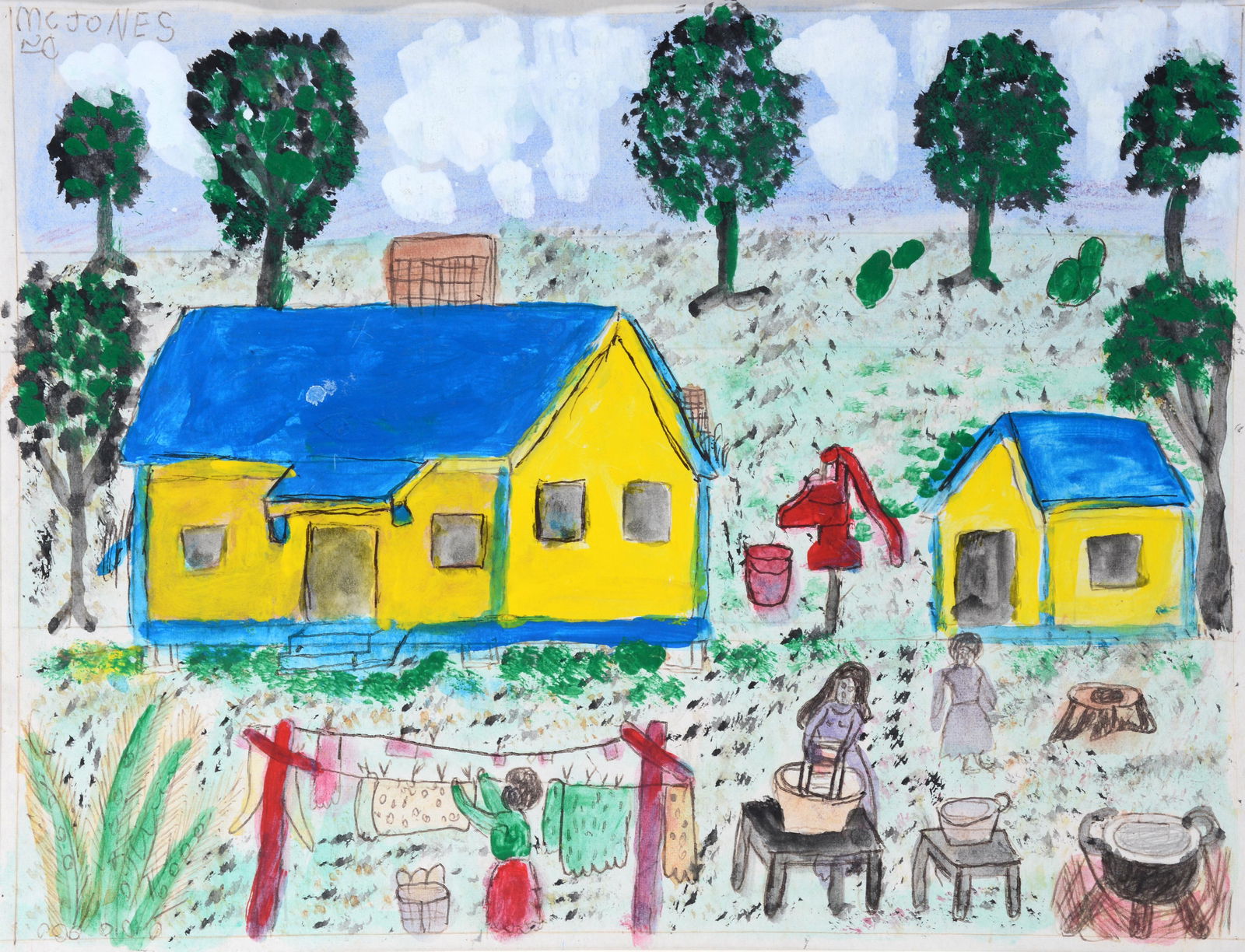 M.C. Jones. Wash Day. (1 of 2)