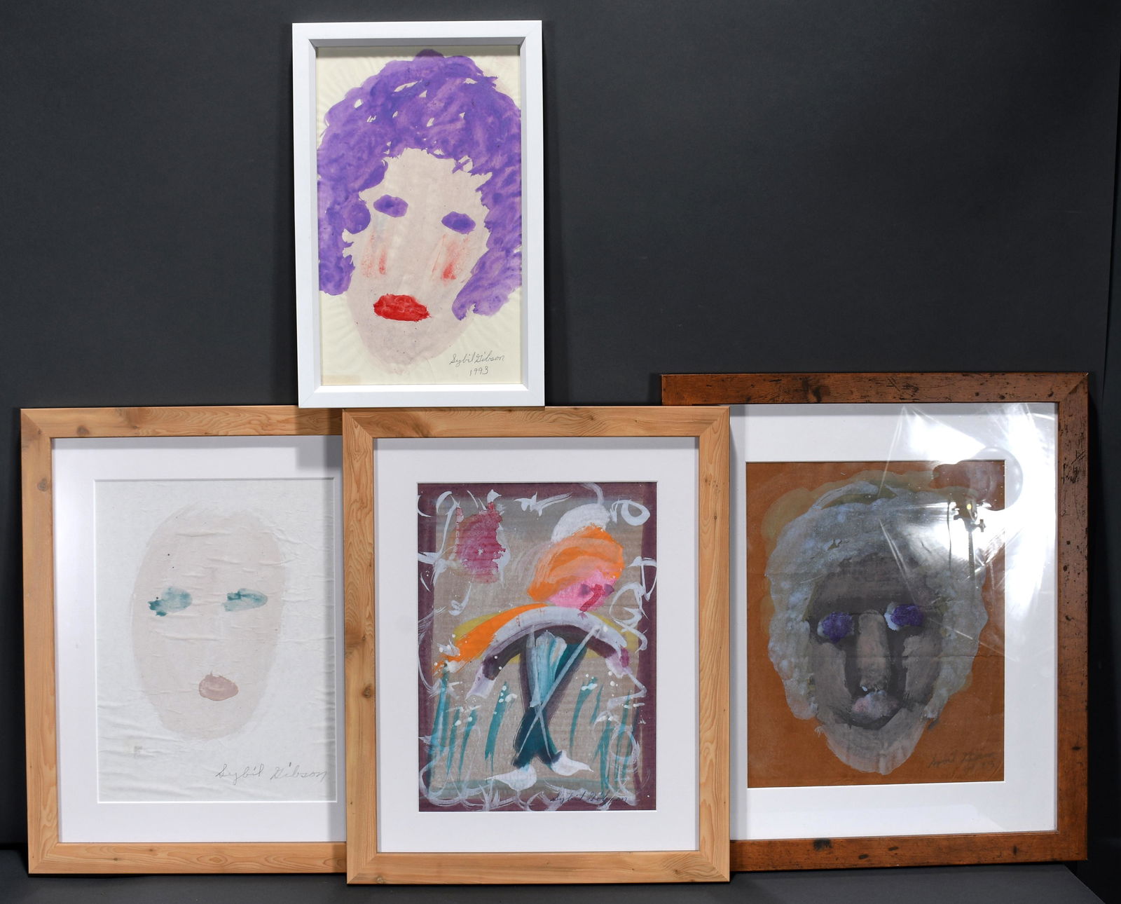 Sybil Gibson. Four Paintings. (1 of 1)