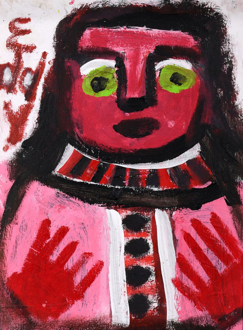 Eddy Mumma. Portrait with Red Face. (1 of 2)