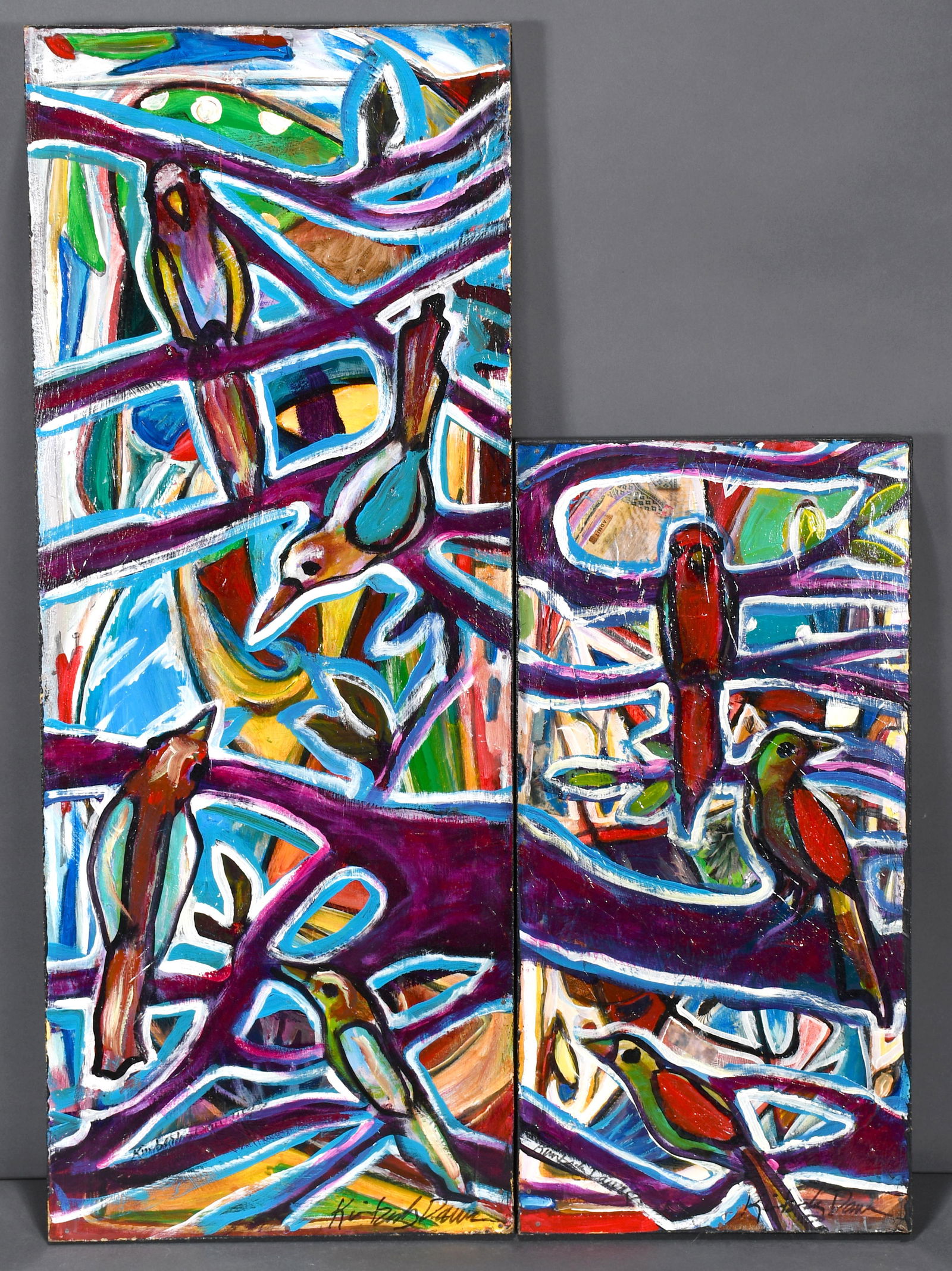 Kimberly Dawn Crowder. Bird Diptych (1 of 1)