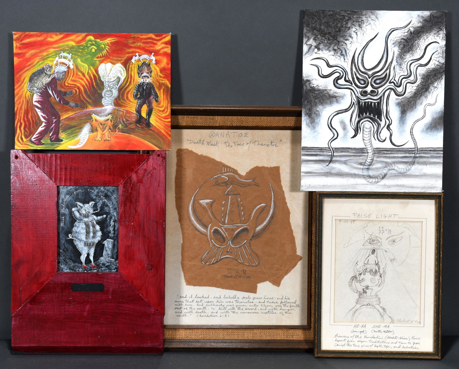 Norbert Kox. 5 Original Works. (1 of 3)