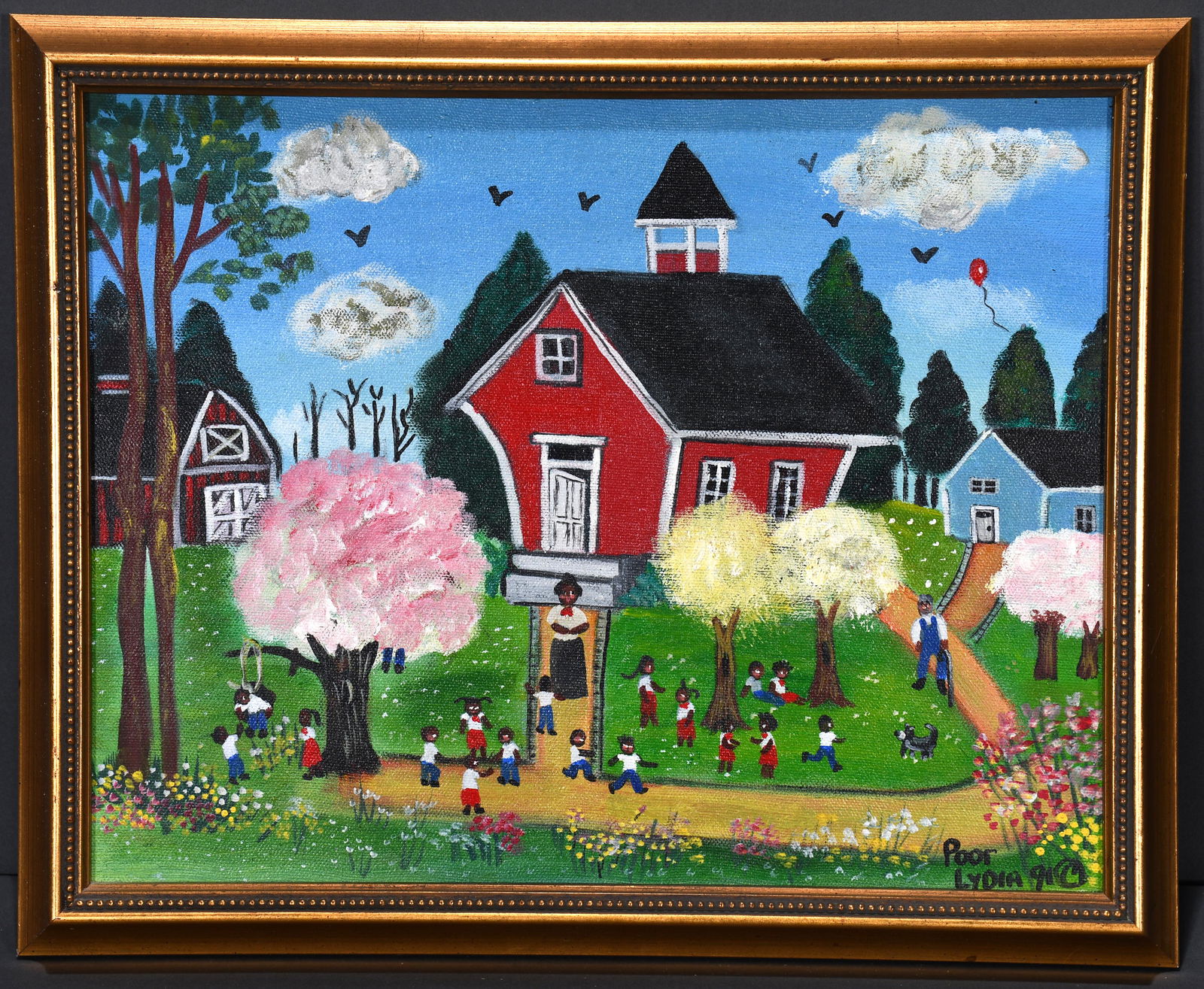 Unknown Artist. School Yard. (1 of 2)