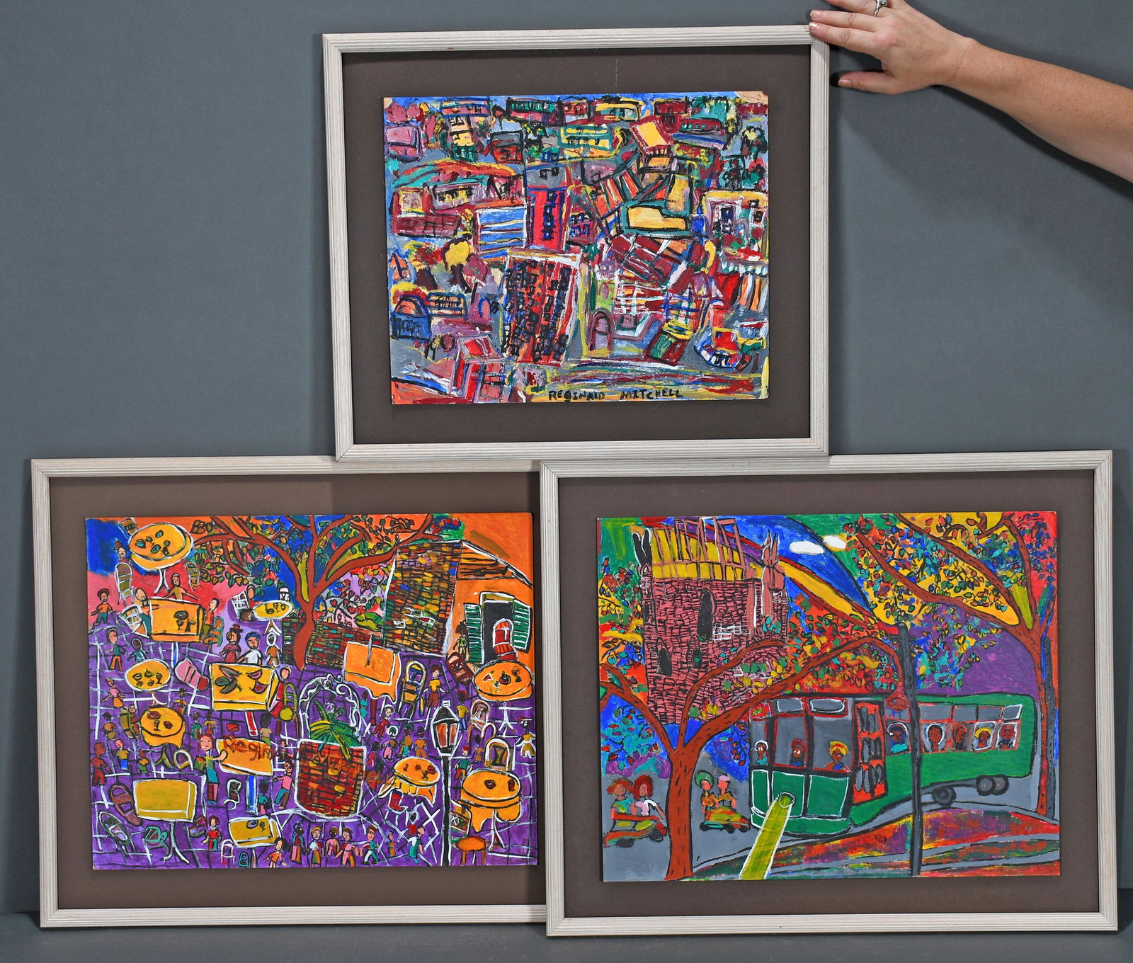 Reginald Mitchell. Three Paintings. (1 of 2)