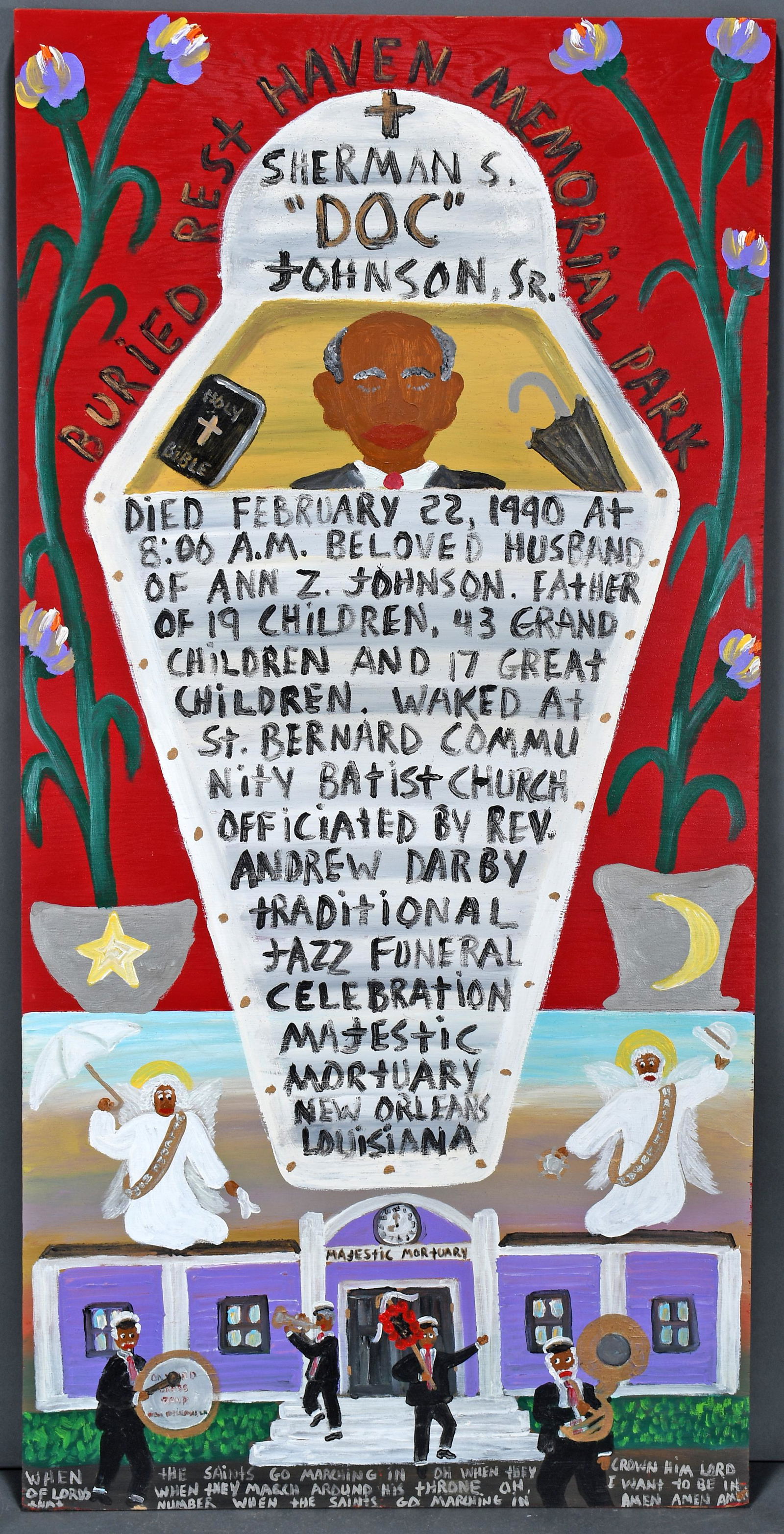 St. James Boudrot. Sherman 'Doc' Johnson (1 of 2)