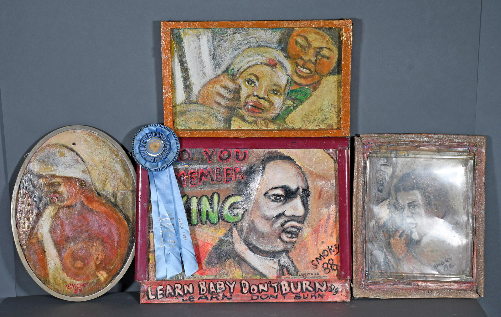 Smoky Brown. Four Paintings. (1 of 3)