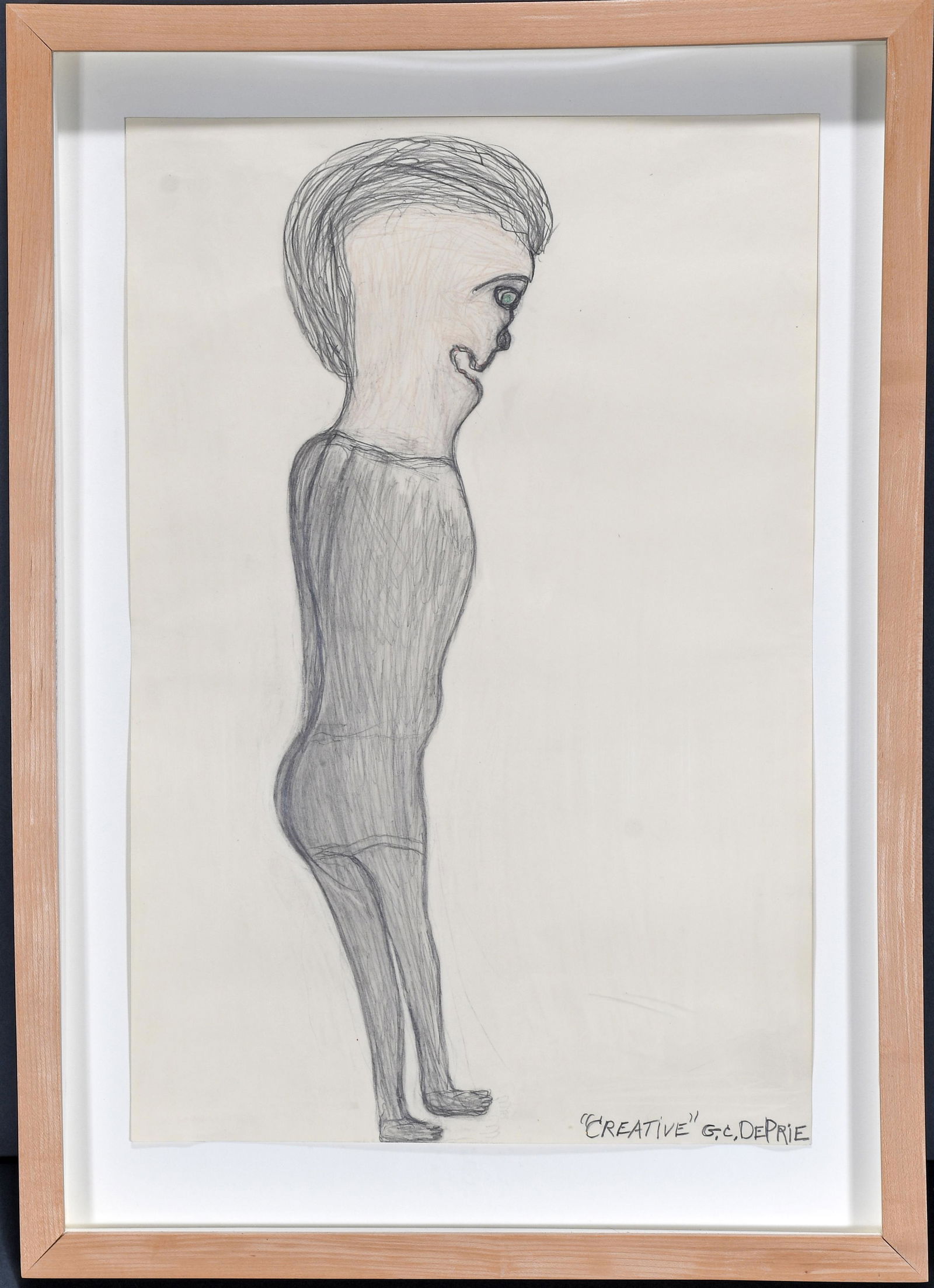 Creative G.C. DePrie. Standing Figure. (1 of 2)