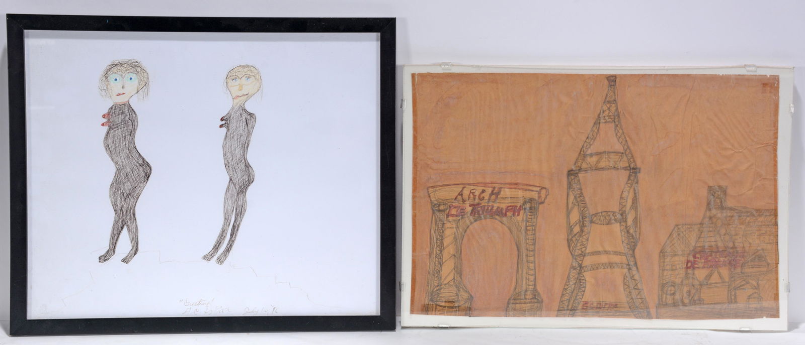 Creative G.C. DePrie. Pair of Works. (1 of 1)