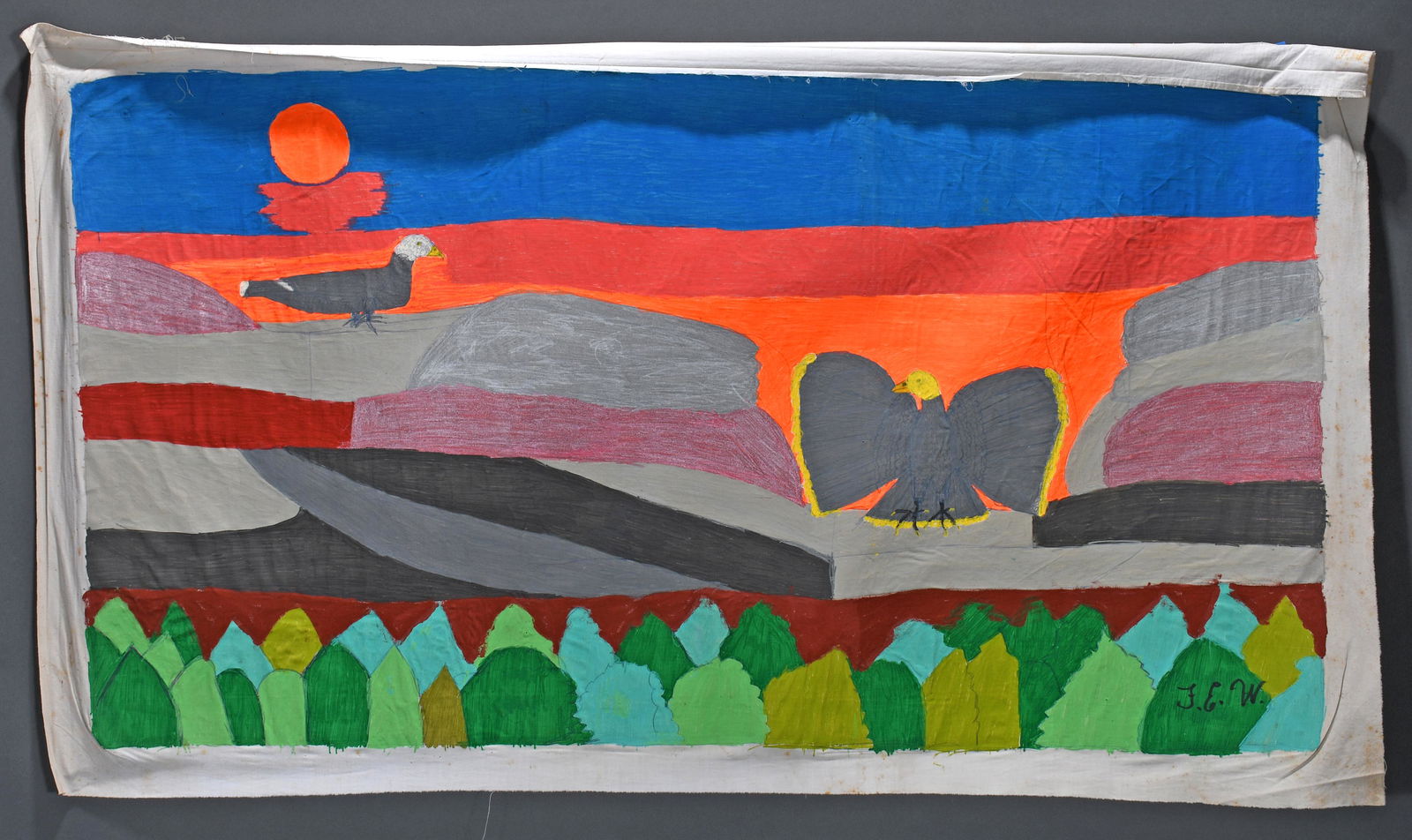 Floretta Warfel. Pair of Eagles. (1 of 1)