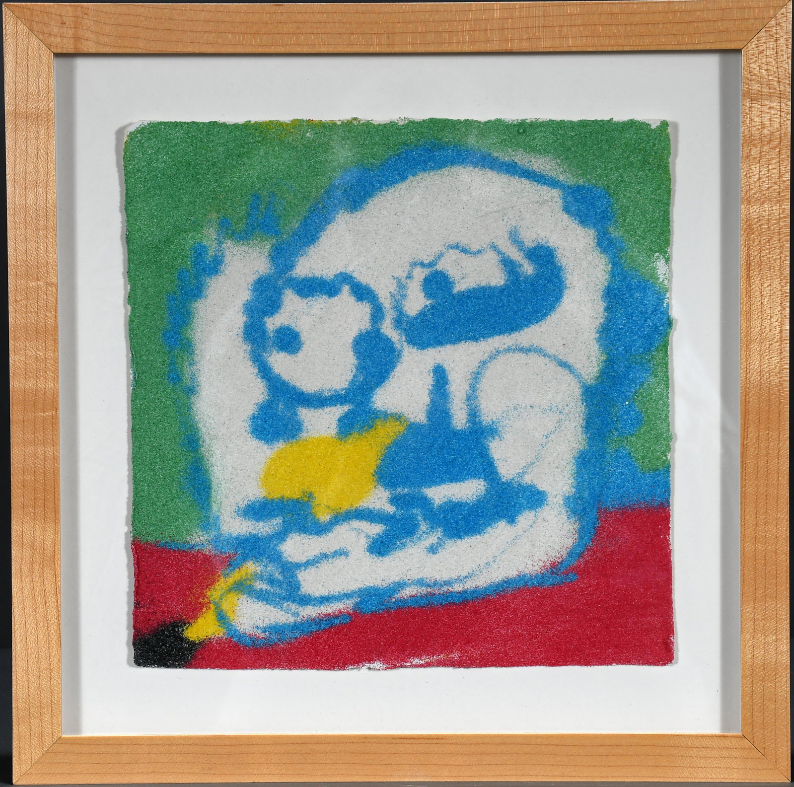 Ben Gocker. Writer.: Ben Gocker. Writer. 2012. Acrylic, paint and sand. Excellent condition. 12" x 12". Est. $100-200. Ship: $45