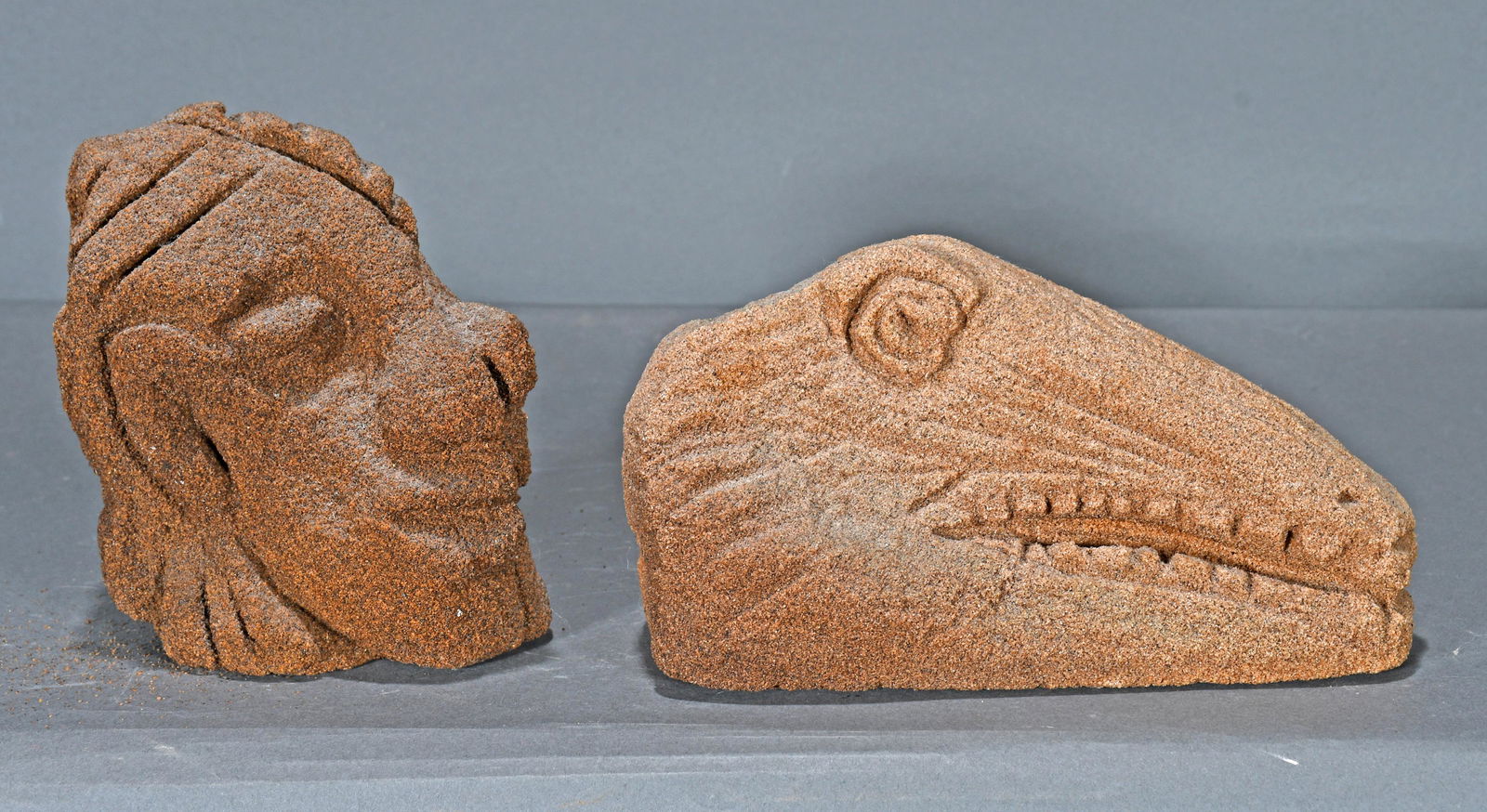 L. Holley & Mr. Imagination. Sandstone Sculptures. (1 of 4)