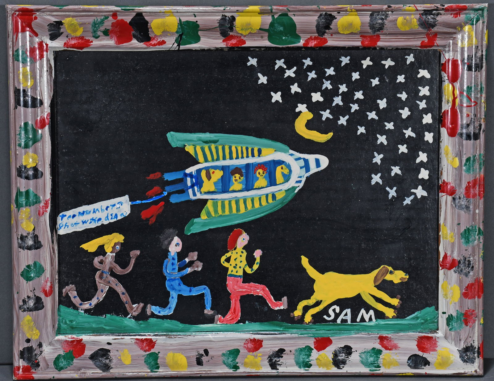 Sam The Dot Man McMillan. Spaceship. (1 of 1)