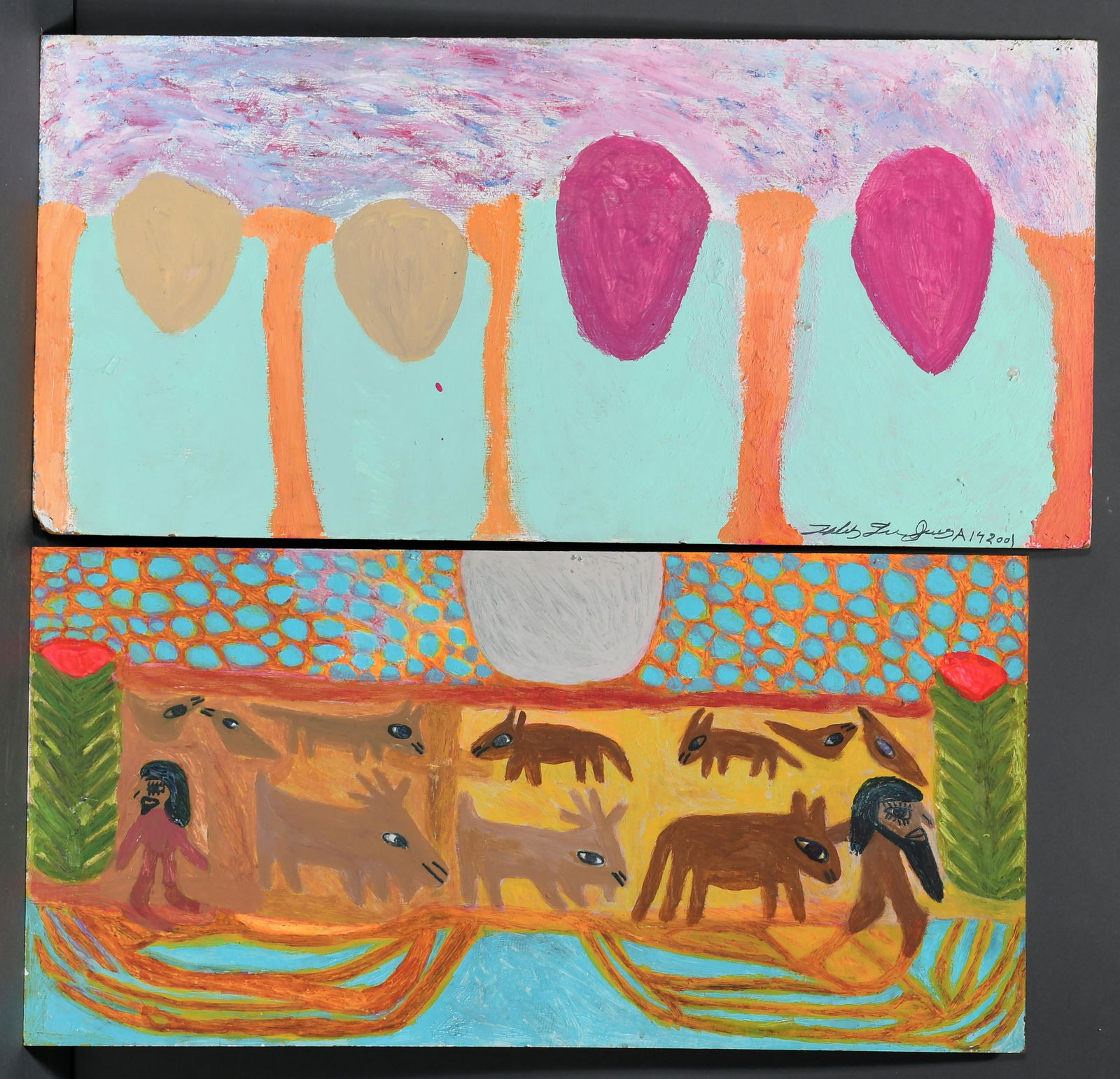 Toby Ivey. Two Paintings. (1 of 1)