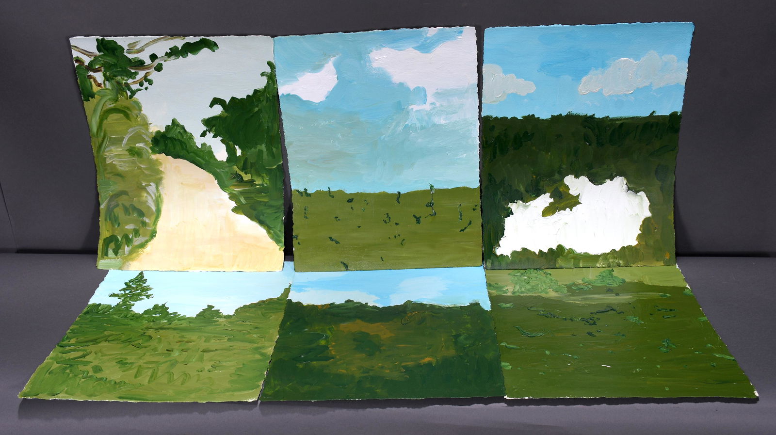 Masahiko Kuwahara. Landscape Paintings. (1 of 4)