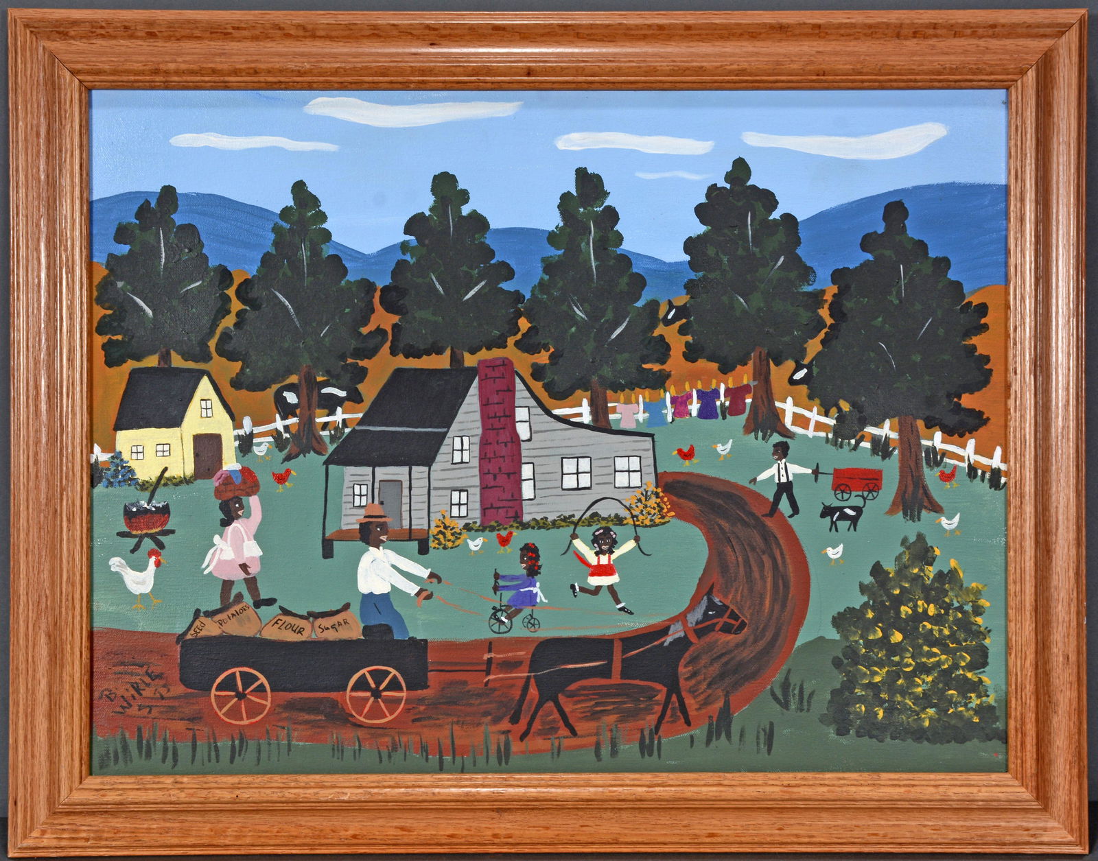 Barbara Wikle. Returning From Town. (1 of 2)