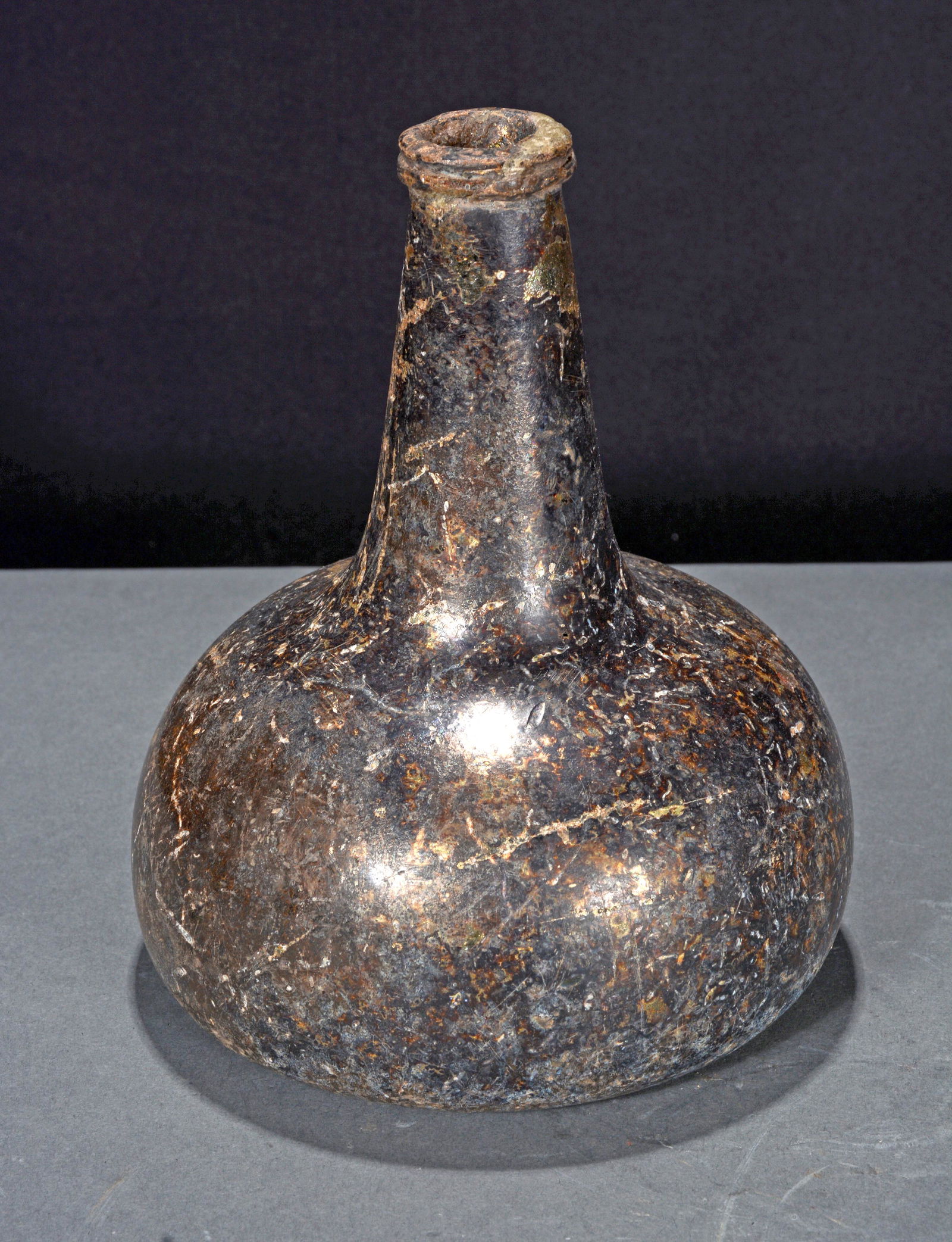 Hand-blown Glass Bottle. (1 of 3)