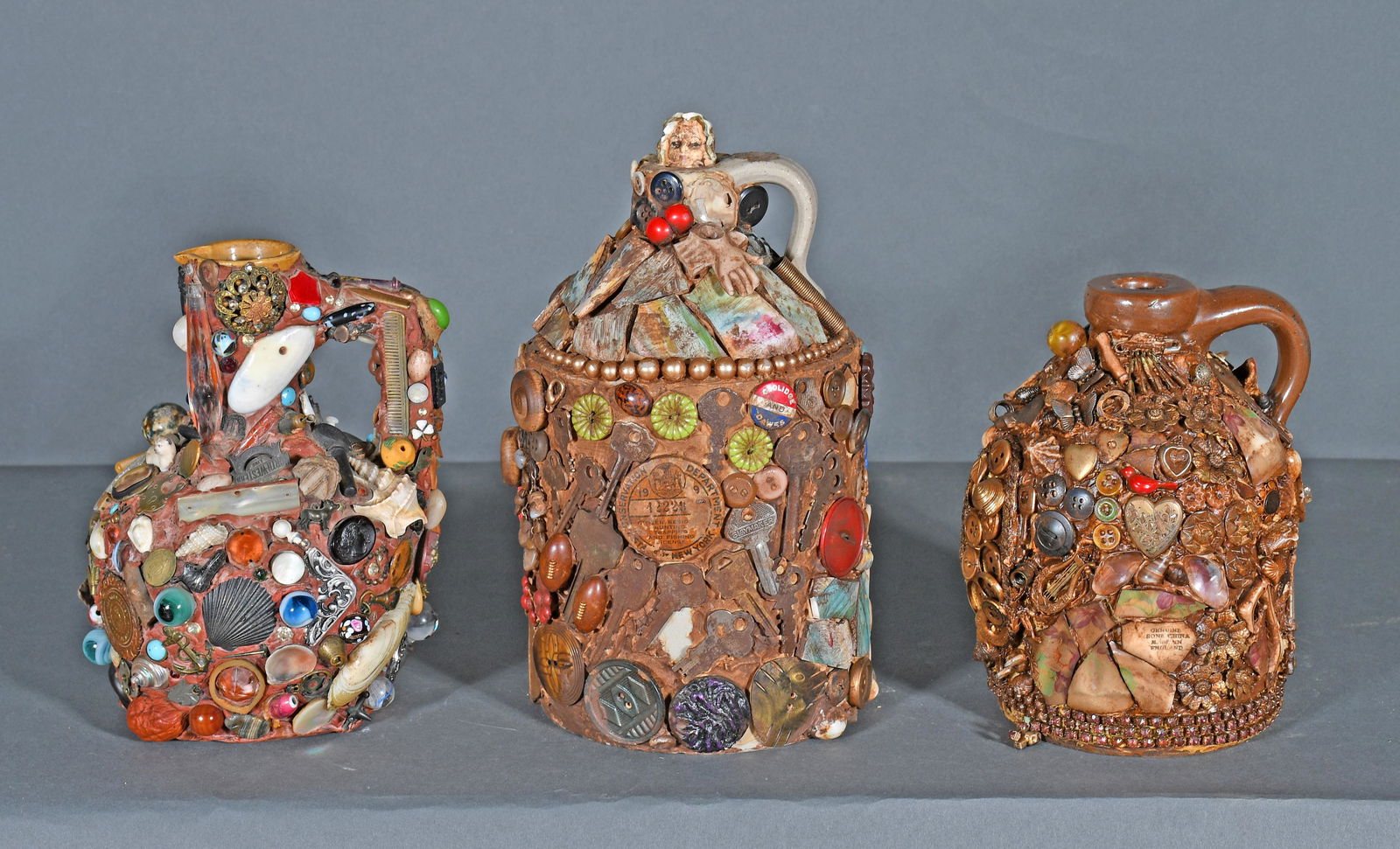 Three Pint-Size Memory Jugs. (1 of 2)