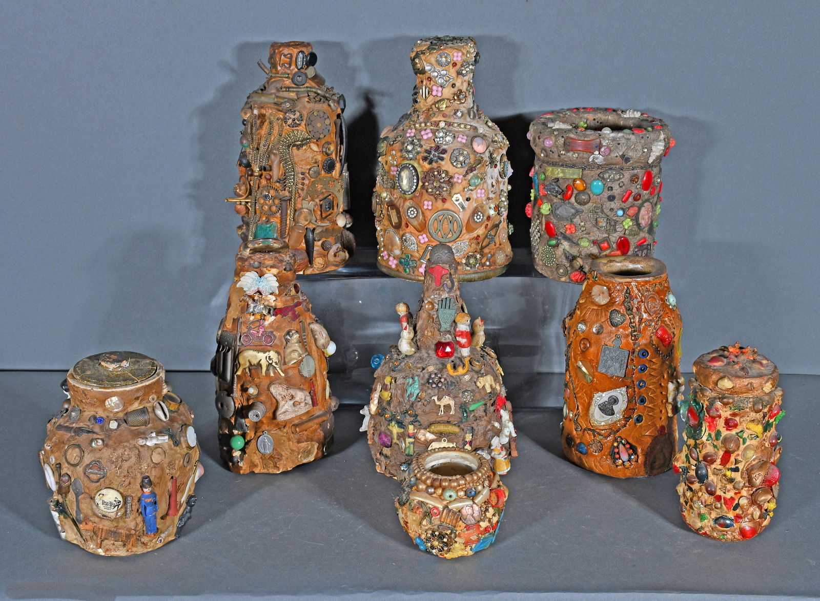 Nine Memory Pint Size Jugs & Jars. (1 of 4)