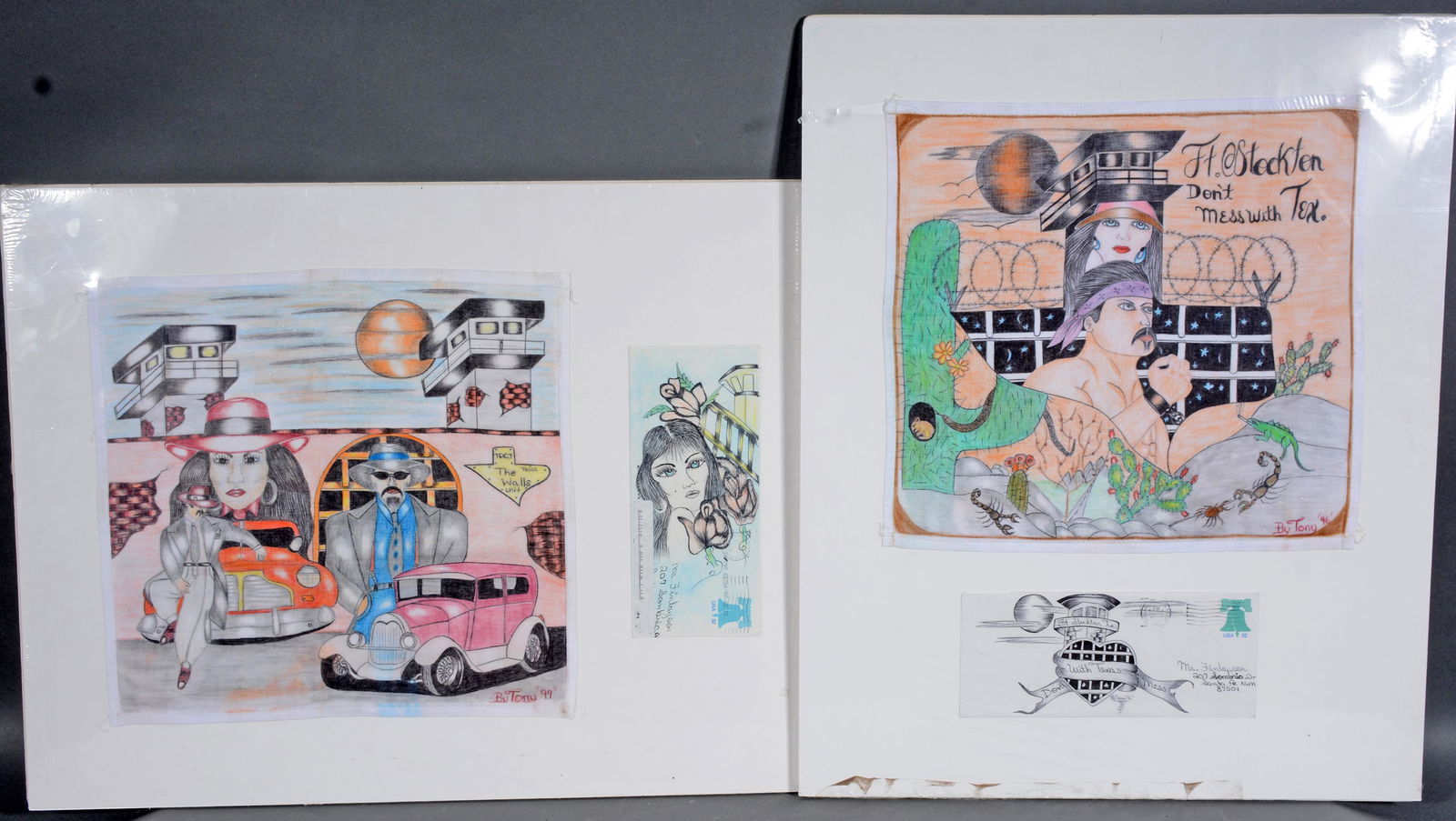 Tony. Prison Panos and Envelopes. (1 of 3)