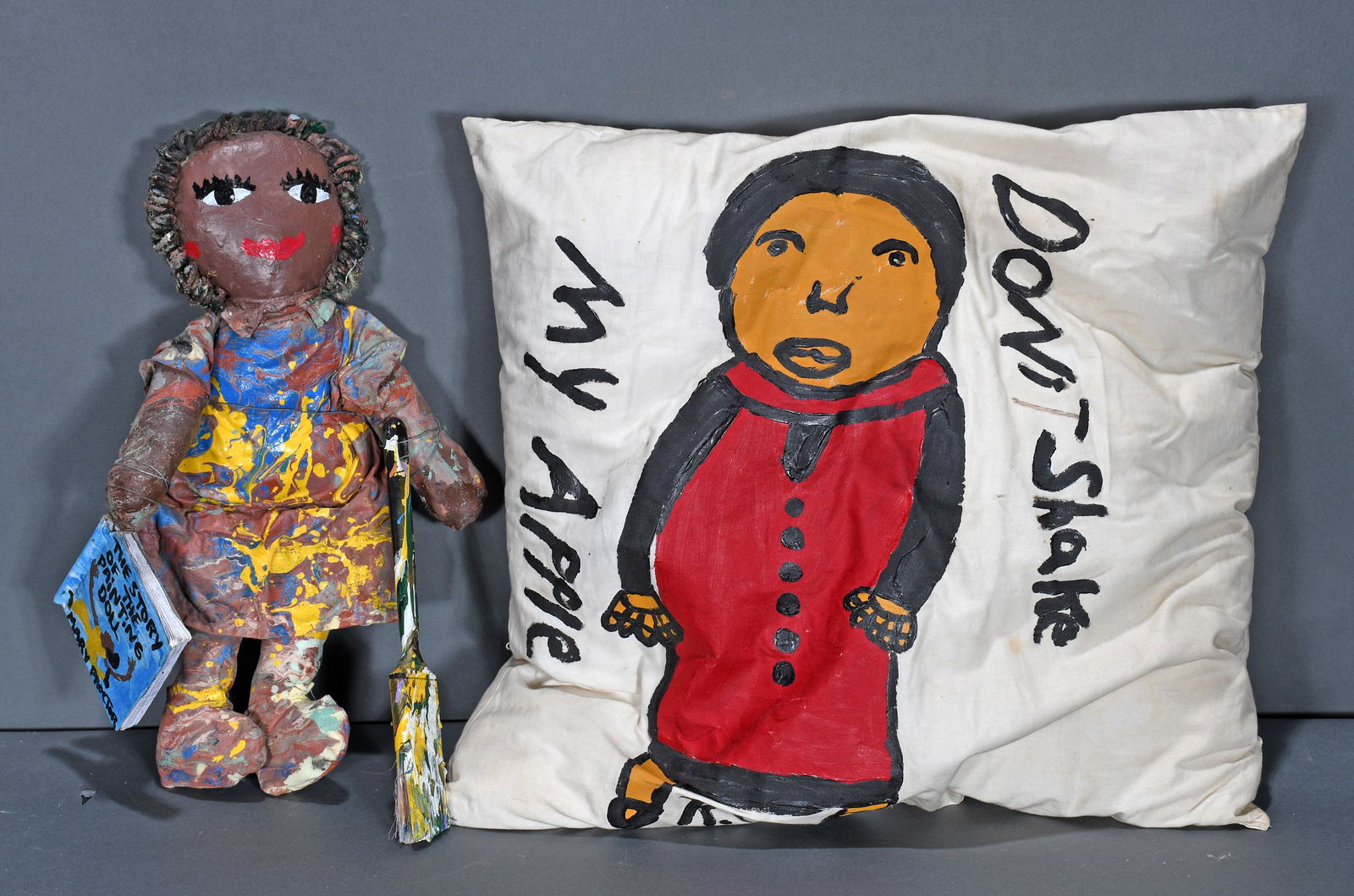 R. Williams & Proctor. Self Portrait Pillow & Doll. (1 of 1)