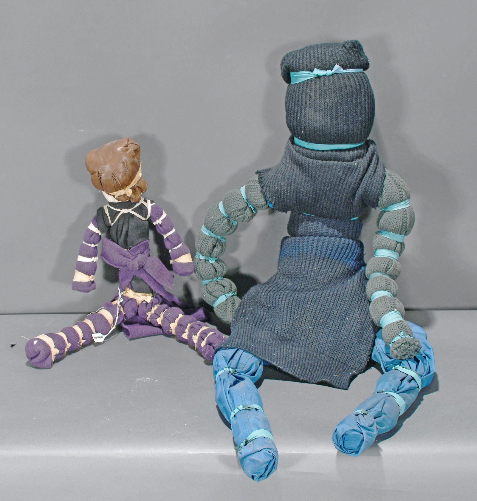 H. Wata. Two Cloth Dolls. (1 of 2)