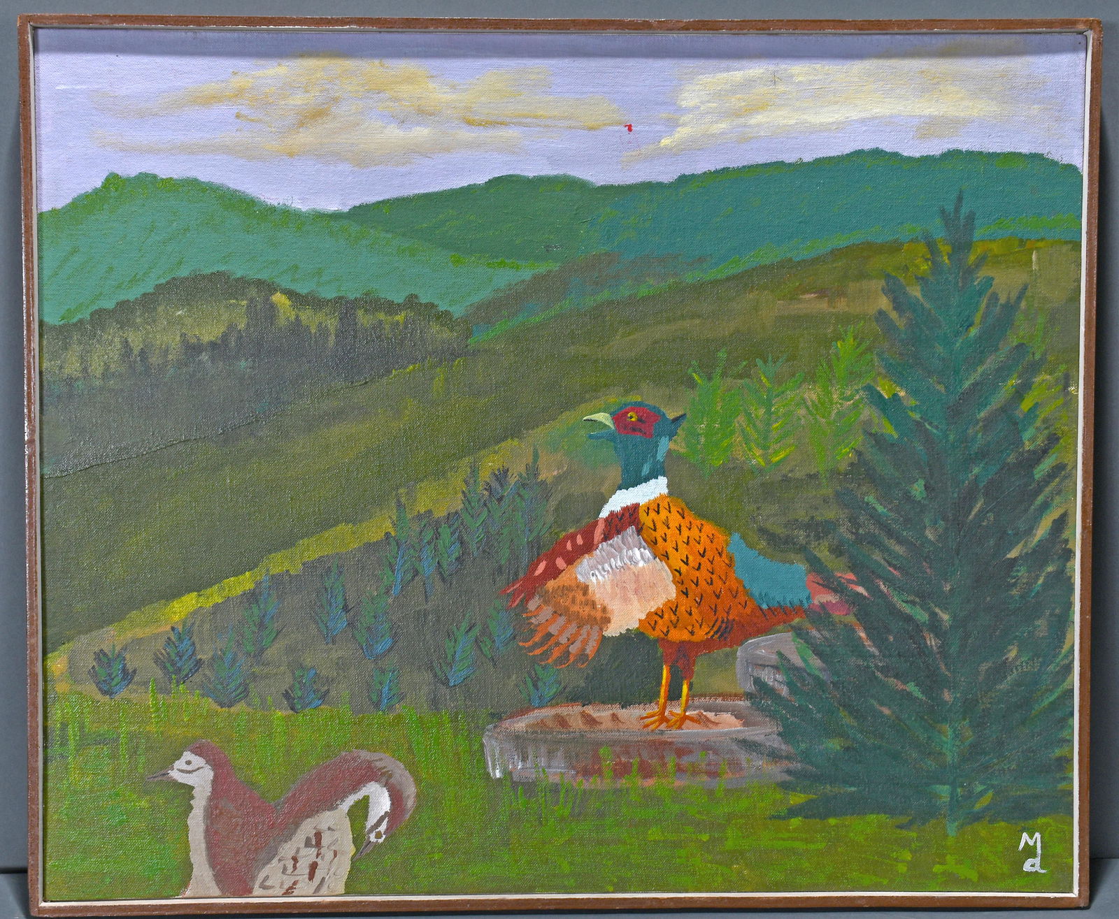 Michael Dobosz. Pheasant Mating. (1 of 3)