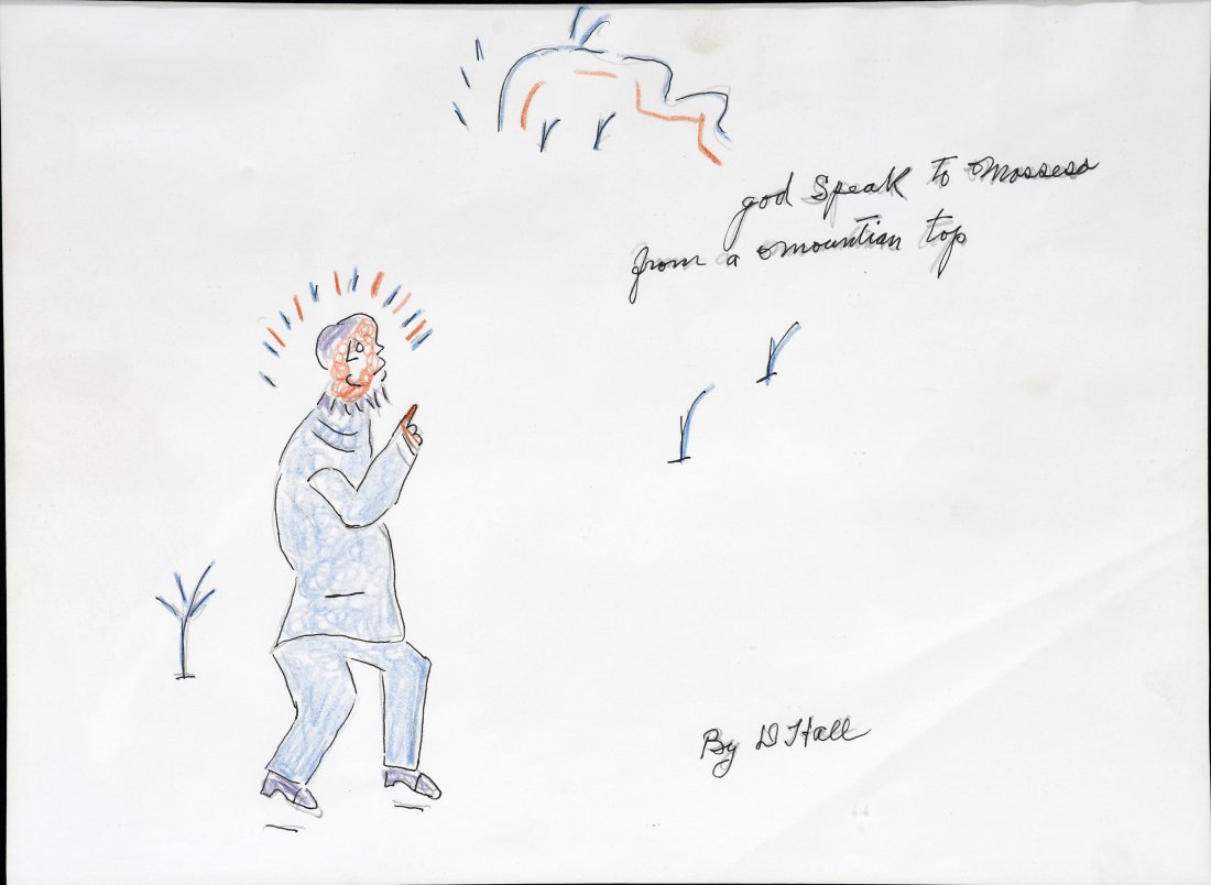 Dilmus Hall. God Speaks To Moses. (1 of 4)