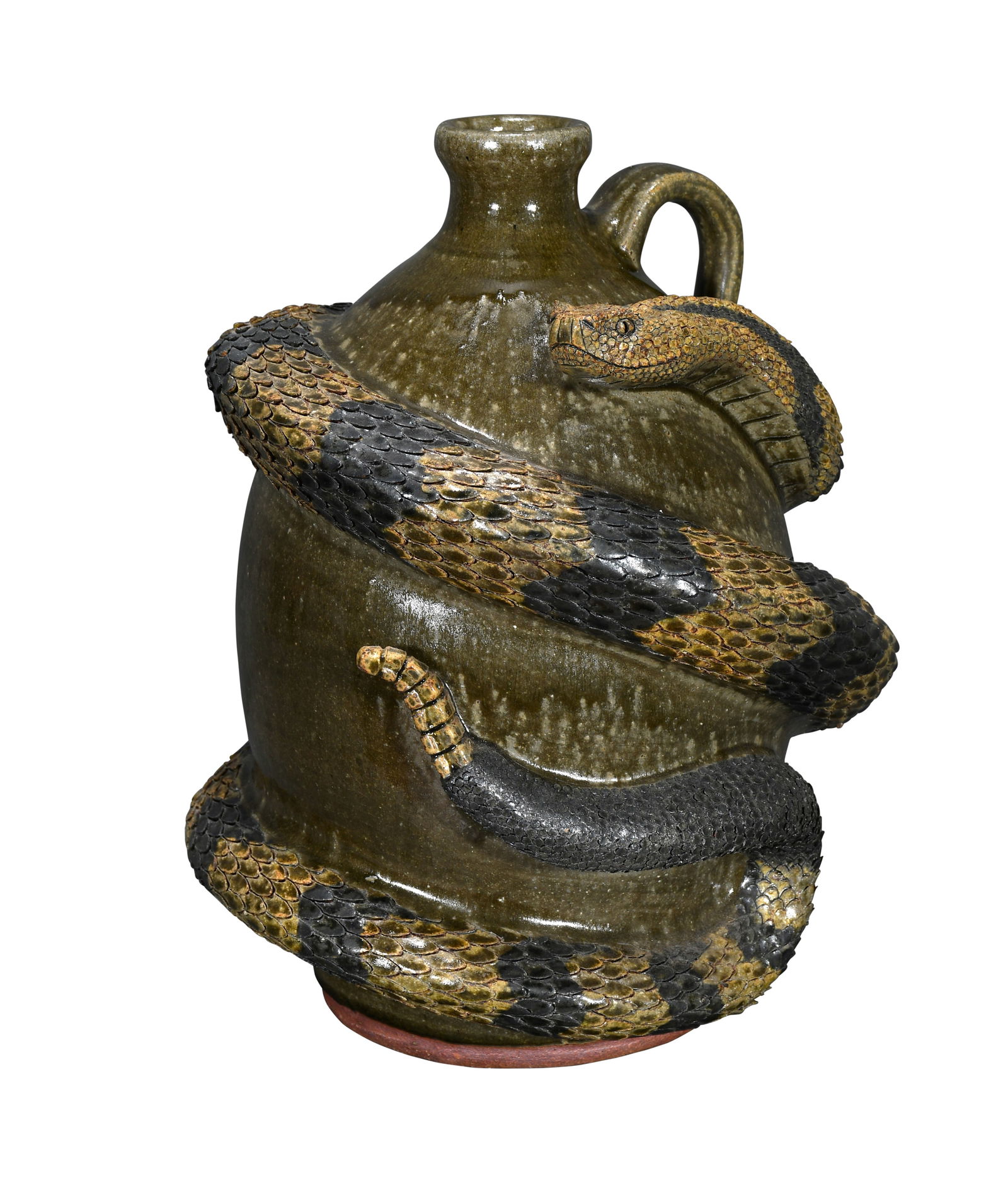 Michael & Melvin Crocker. Rattlesnake Jug. (1 of 6)