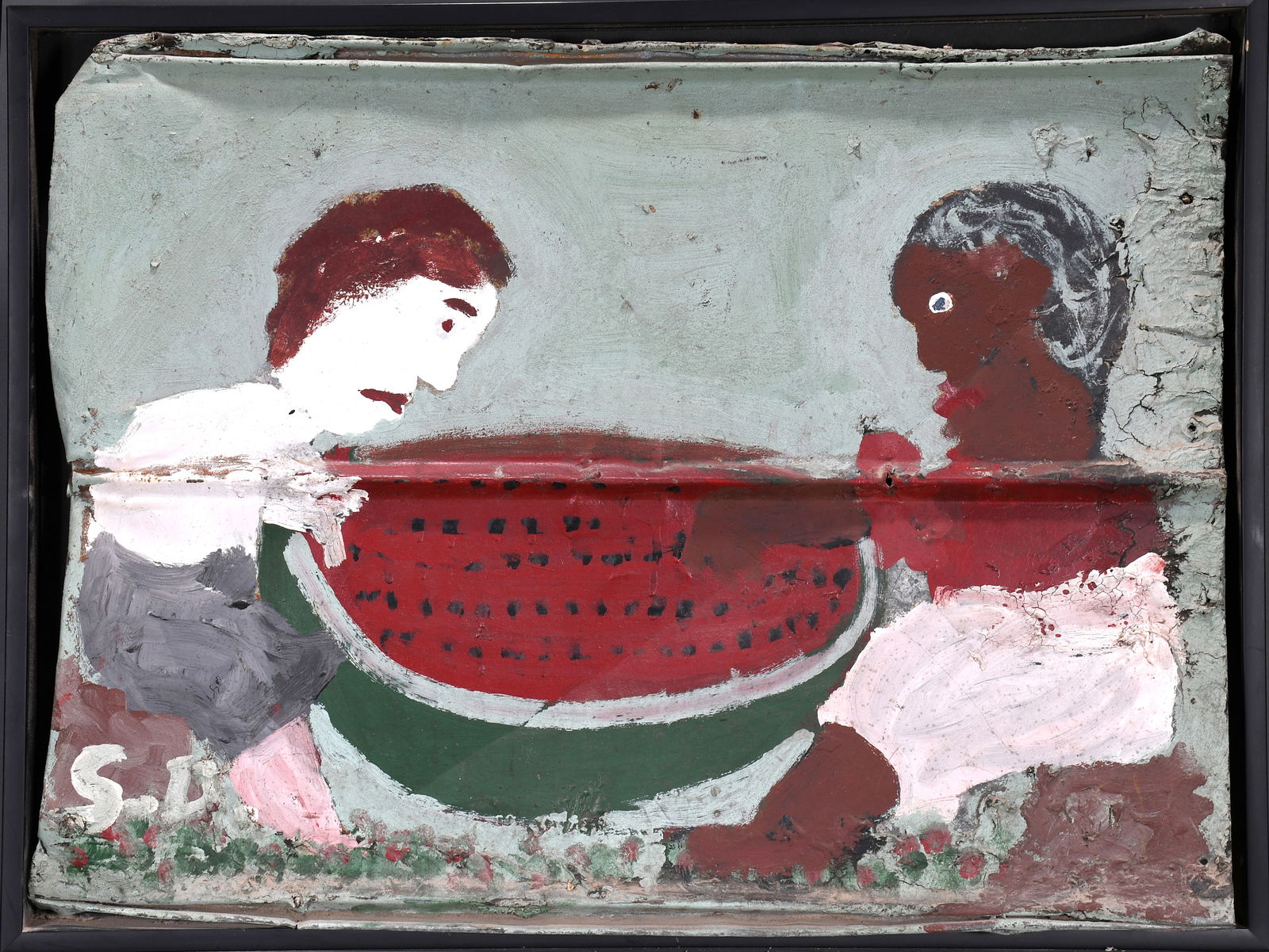 Sam Doyle. Sharing A Watermelon. (1 of 10)