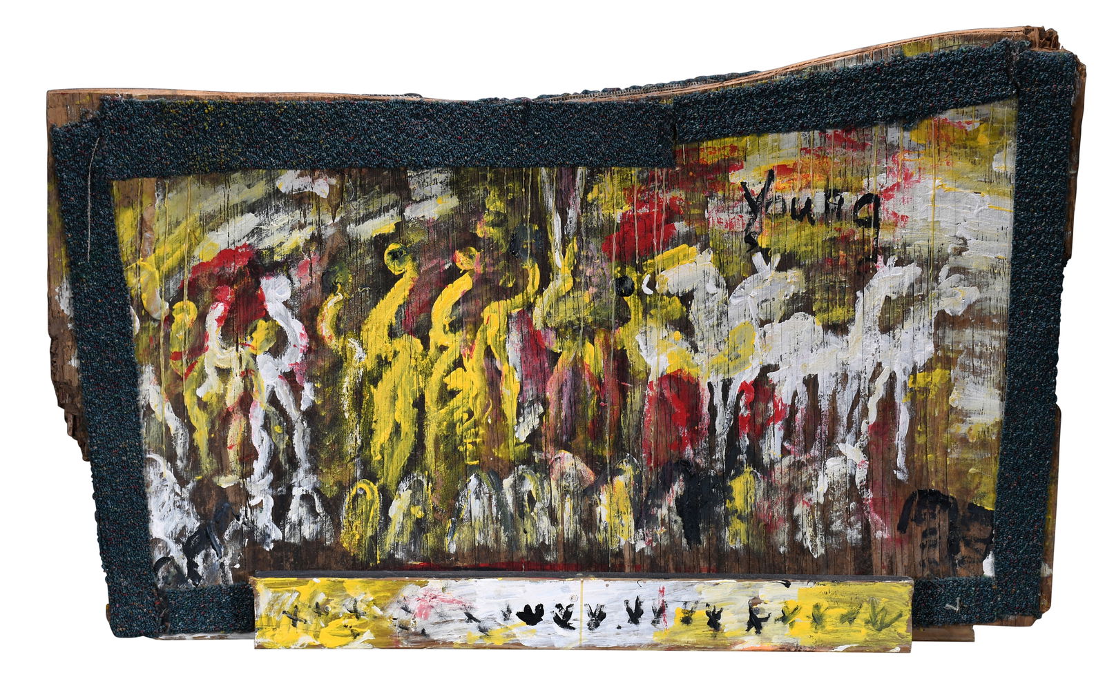 Purvis Young. Double-Sided Work, Horses and People. (1 of 8)