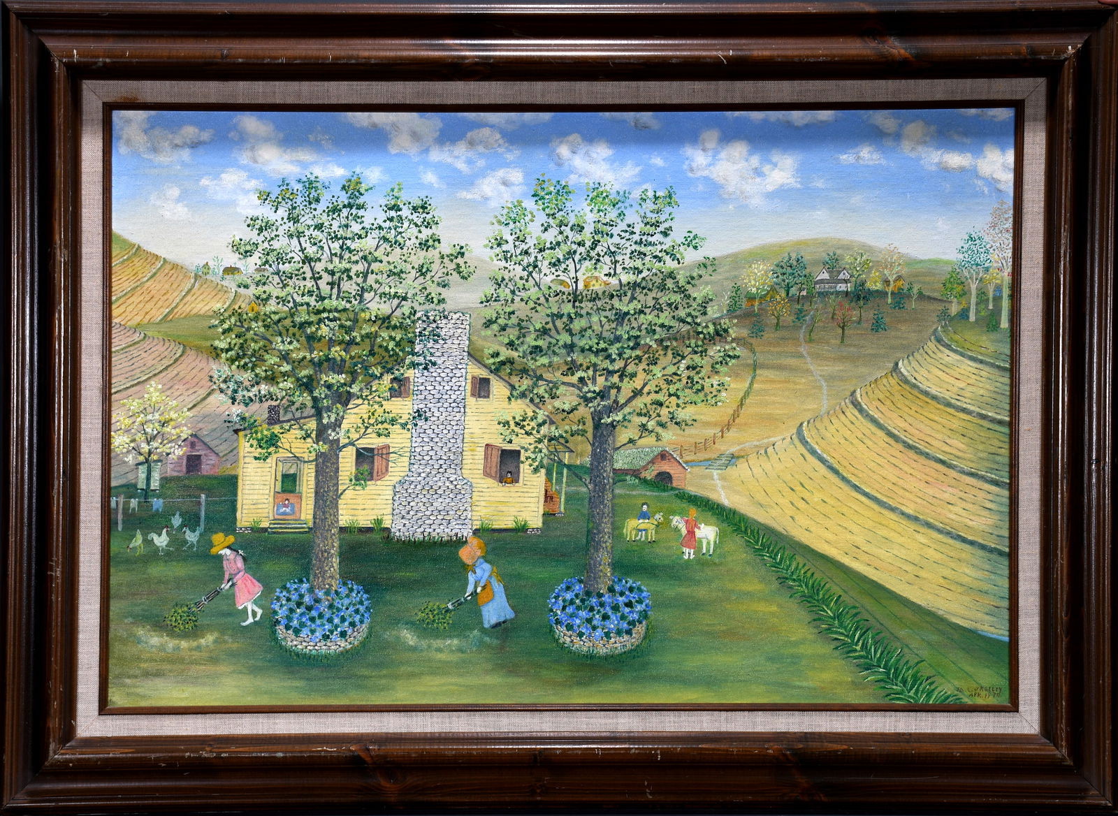 Mattie Lou O'Kelley. Sweeping The Yard In April. (1 of 9)