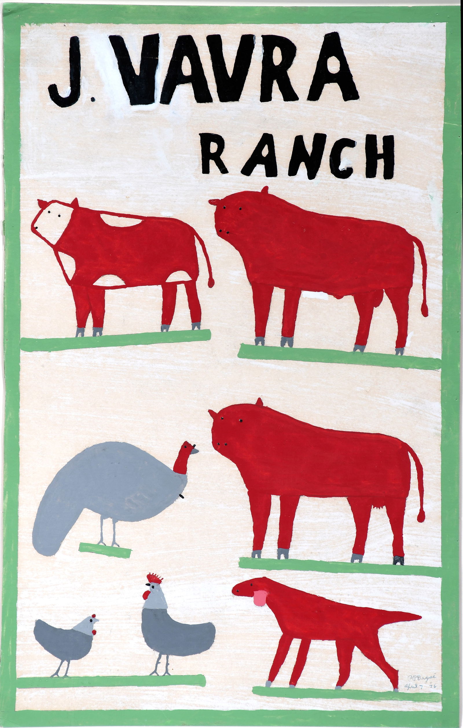 Uncle Pete Drgac. J. Vavra Ranch. (1 of 6)