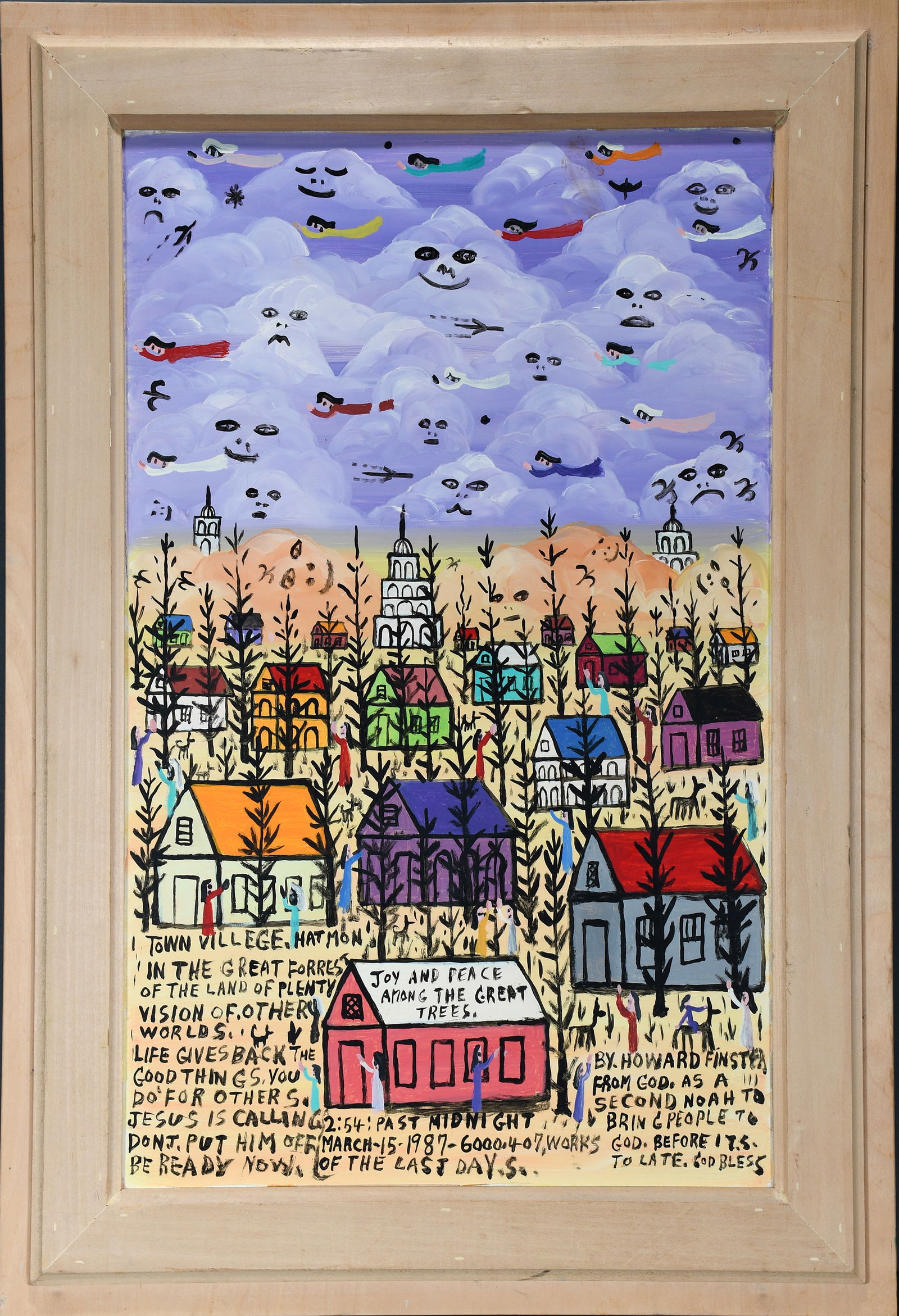 Howard Finster. Joy and Peace Among The Great Trees. (1 of 5)